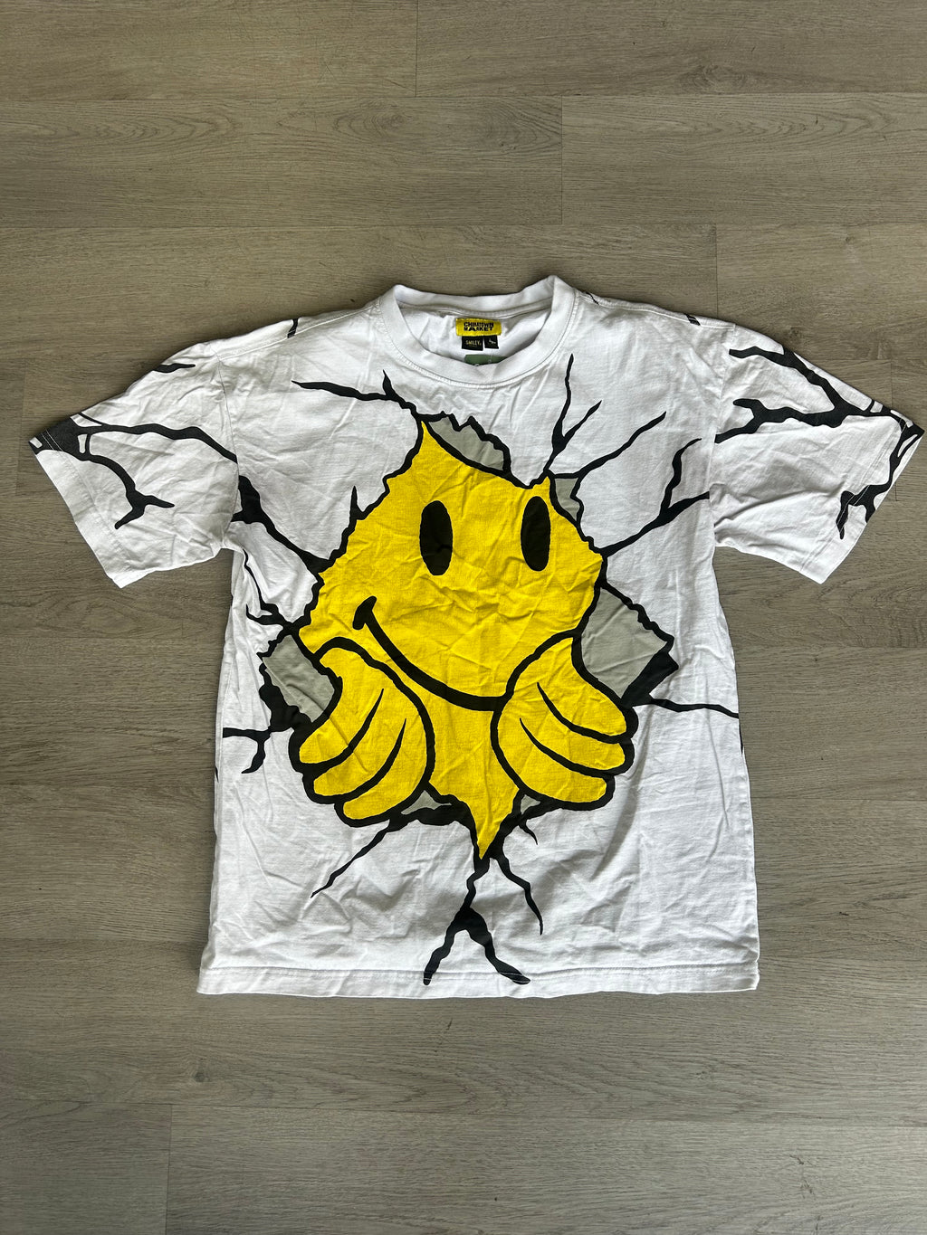 Chinatown Market Smiley Dry Wall Breaker Tee