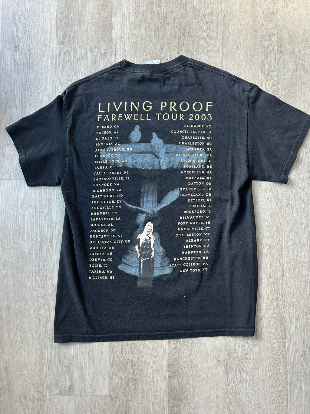 Vintage 2002 Cher Living Proof Farewell Tour concert Tee