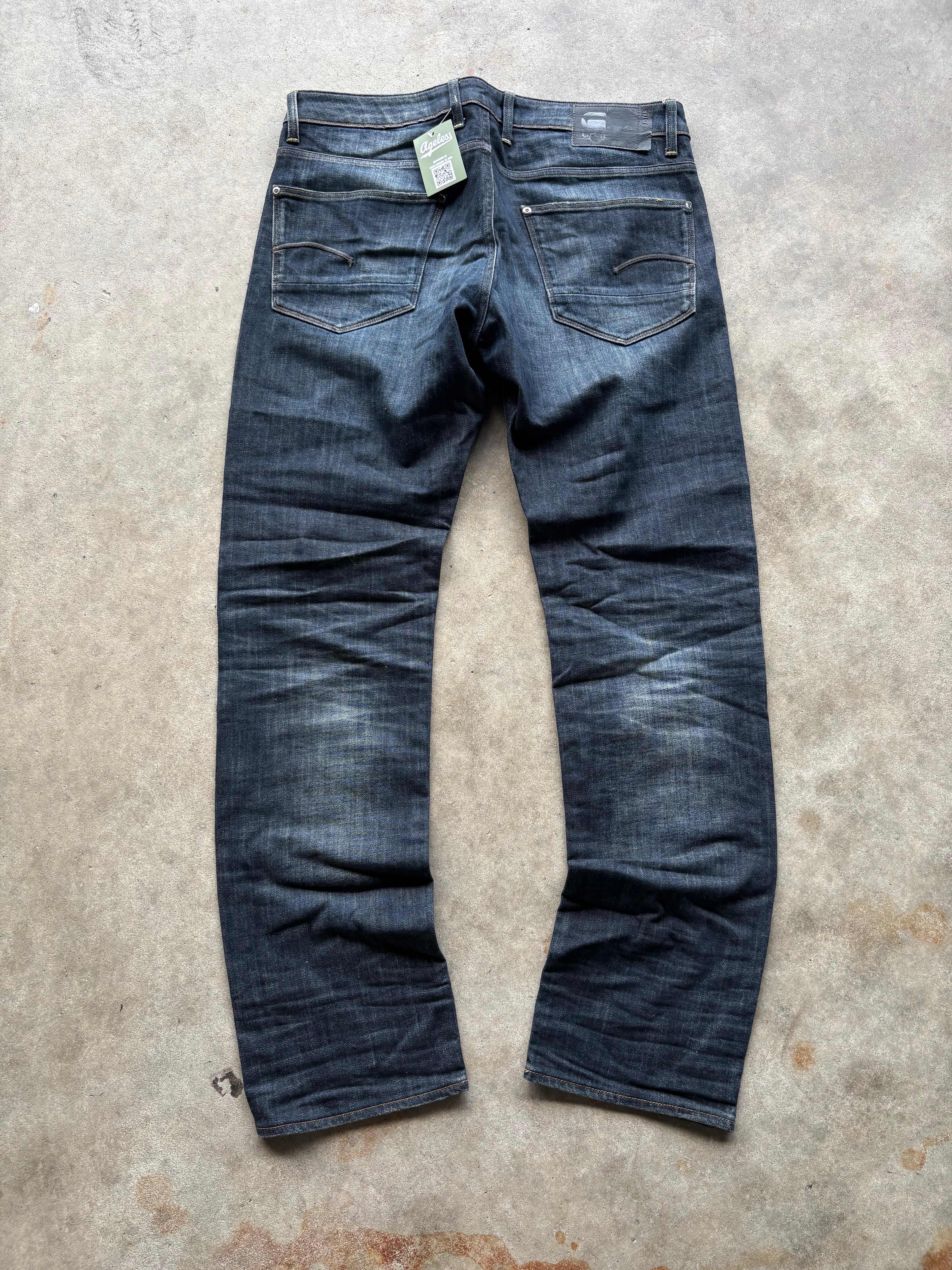 G Star Denim Faded Blue Jeans
