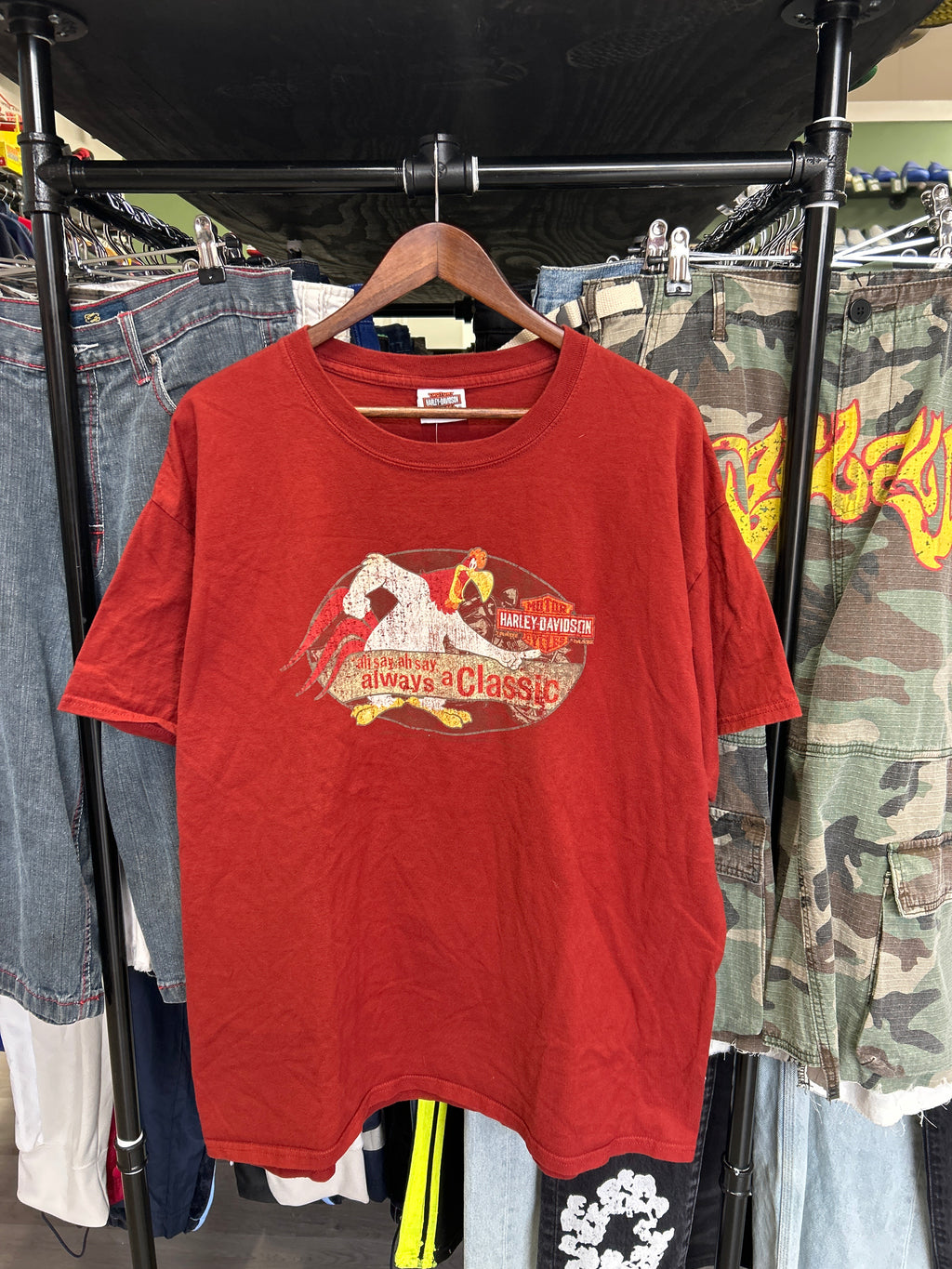 Vintage Harley Davidson Looney Toons Tennessee Tee