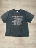 Vintage Black Faded Religions of The World Tee