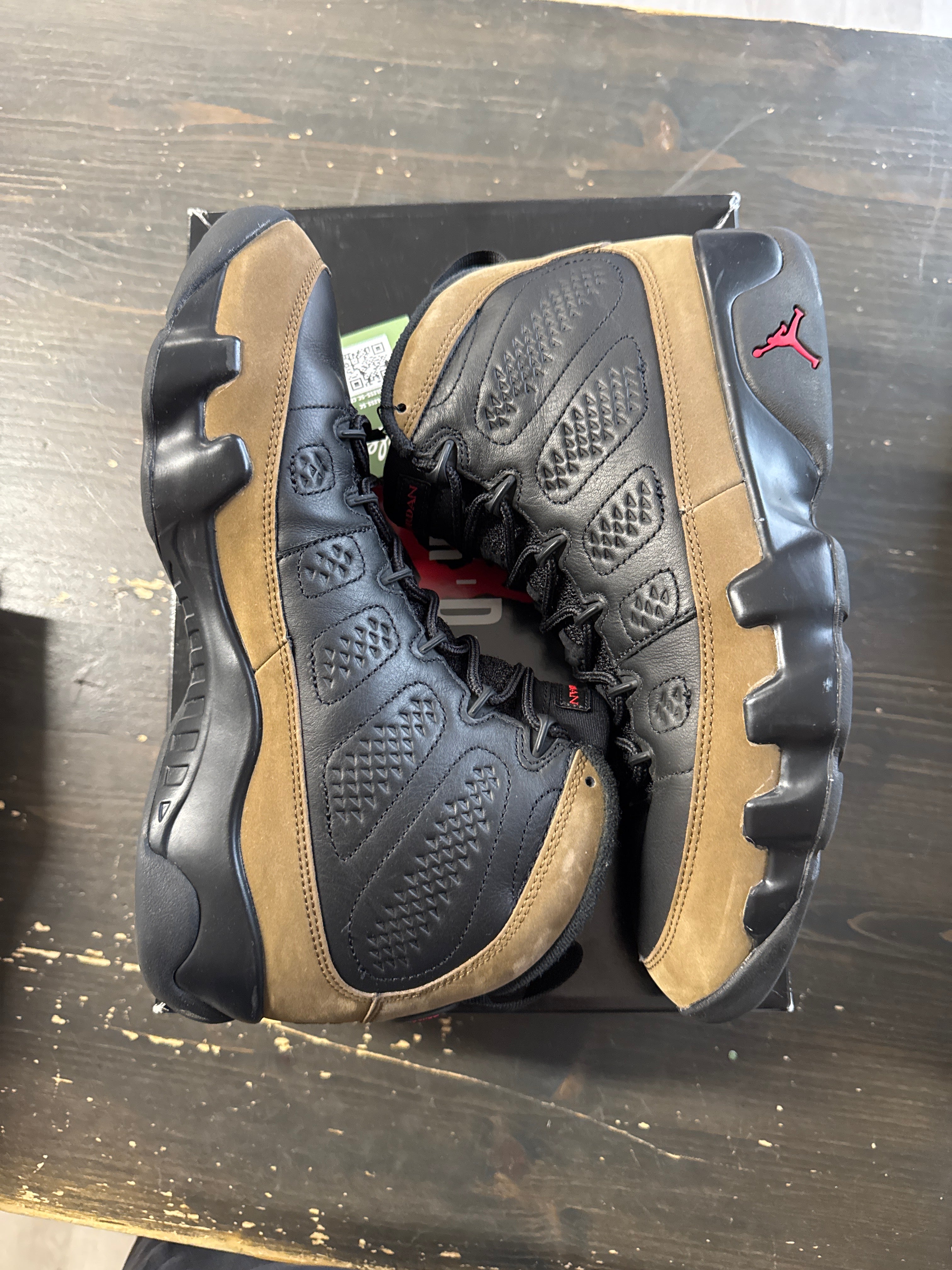 Pre-owned Jordan Retro 9 Olive (2024)