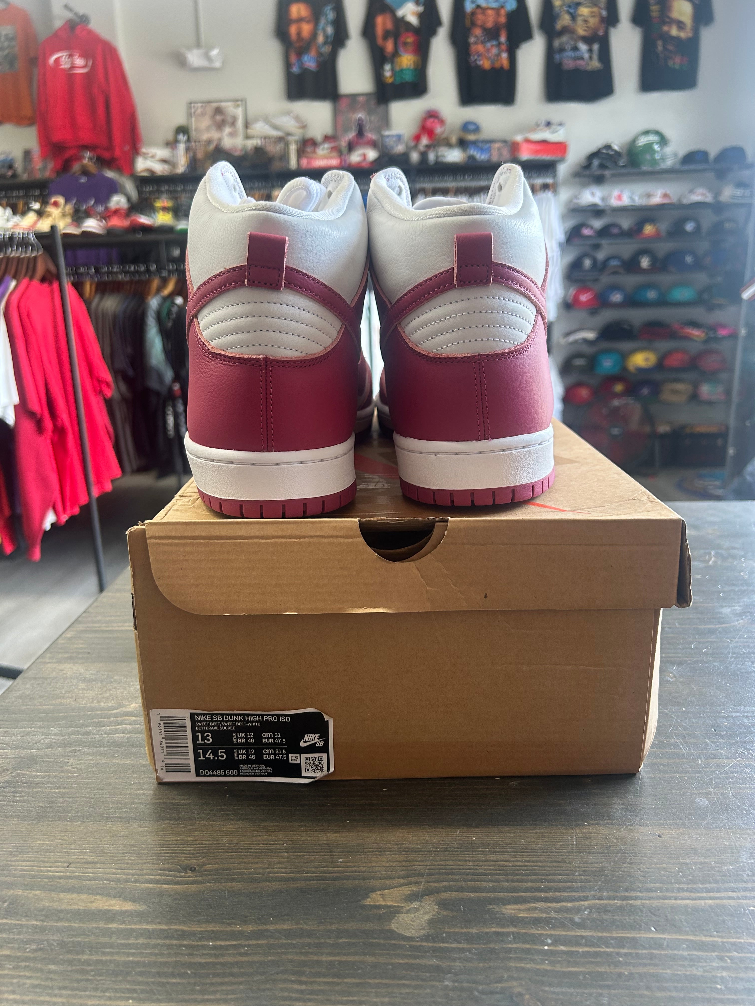 Pre Owned Nike SB Dunk High Pro Orange Label