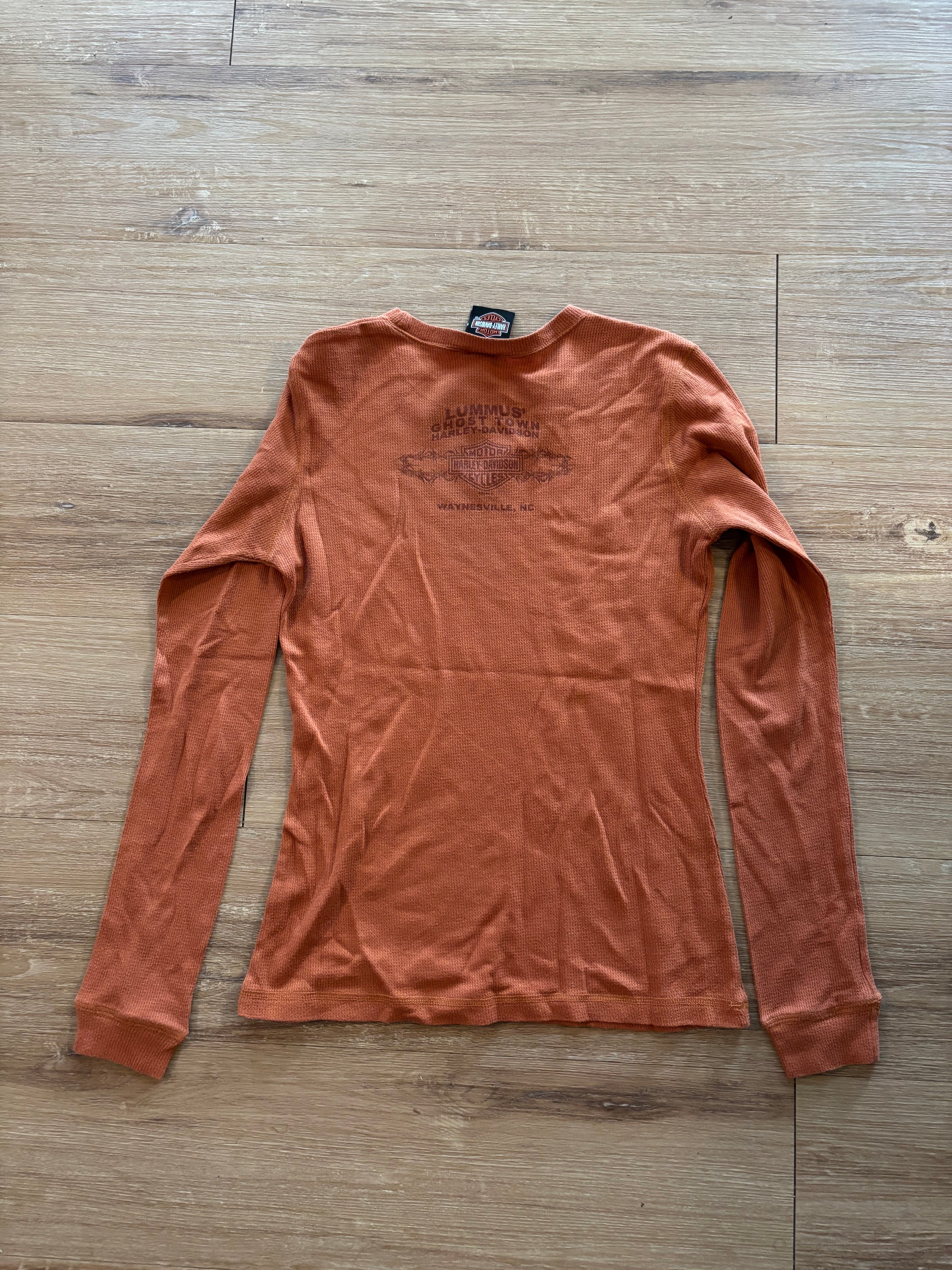 Vintage Women’s Harley Davidson Thermal Long Sleeve