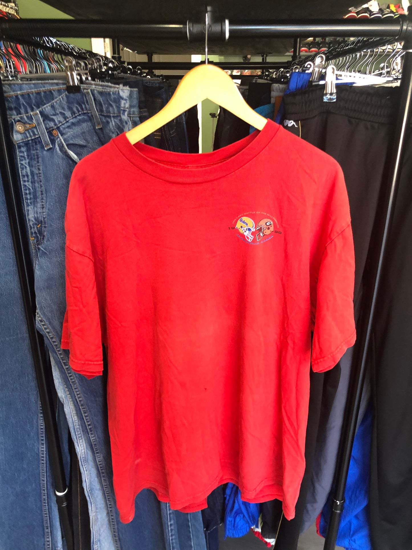 1999 Last Battle Of The Millennium Georgia Bulldogs Tee