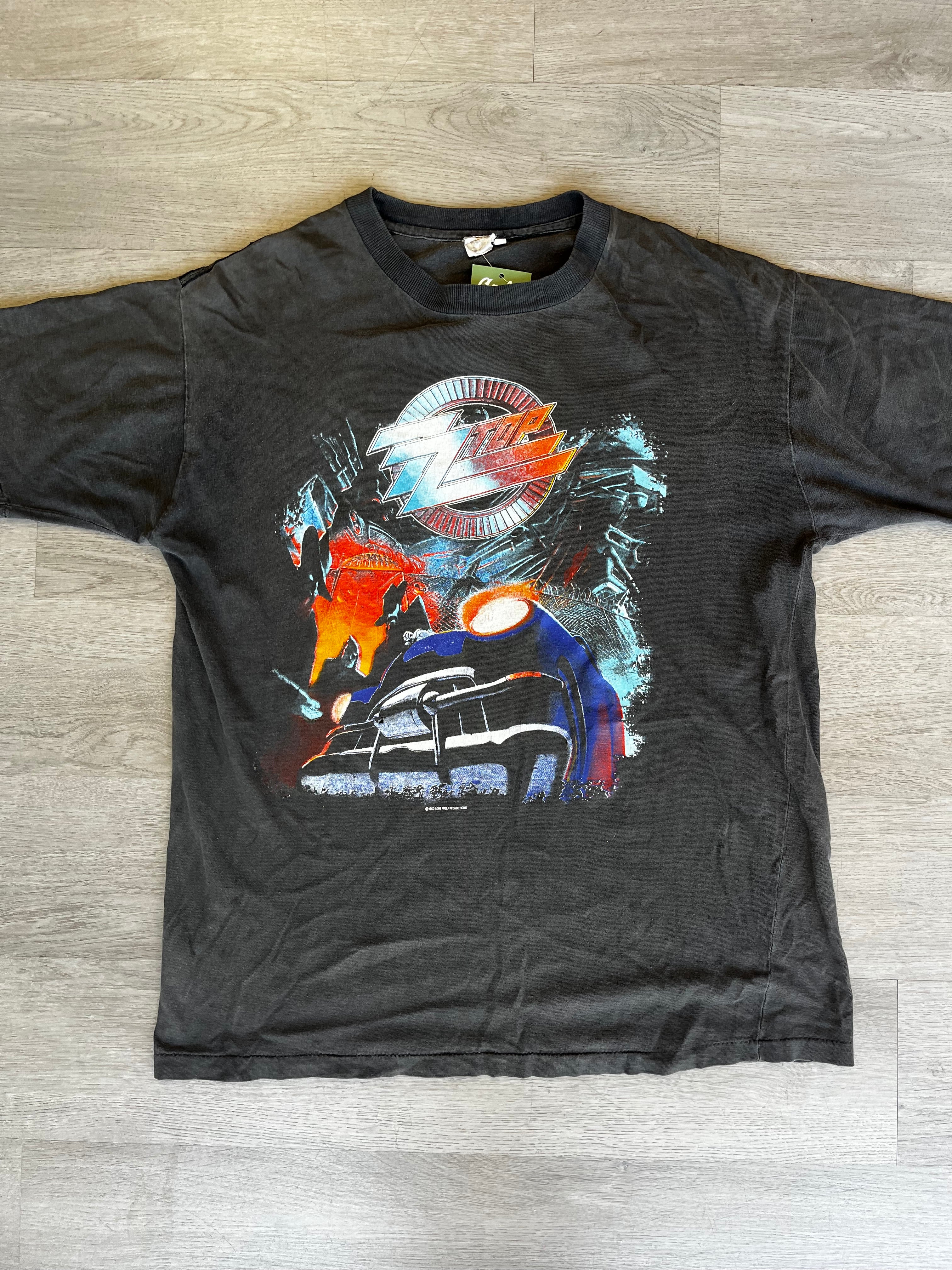 Vintage ZZ Top Recycler World Tour 1991 Tee