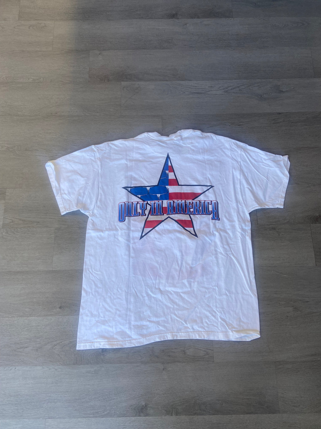 Vintage Brooks & Dunn Steers & Stripes ‘Only In America Tee