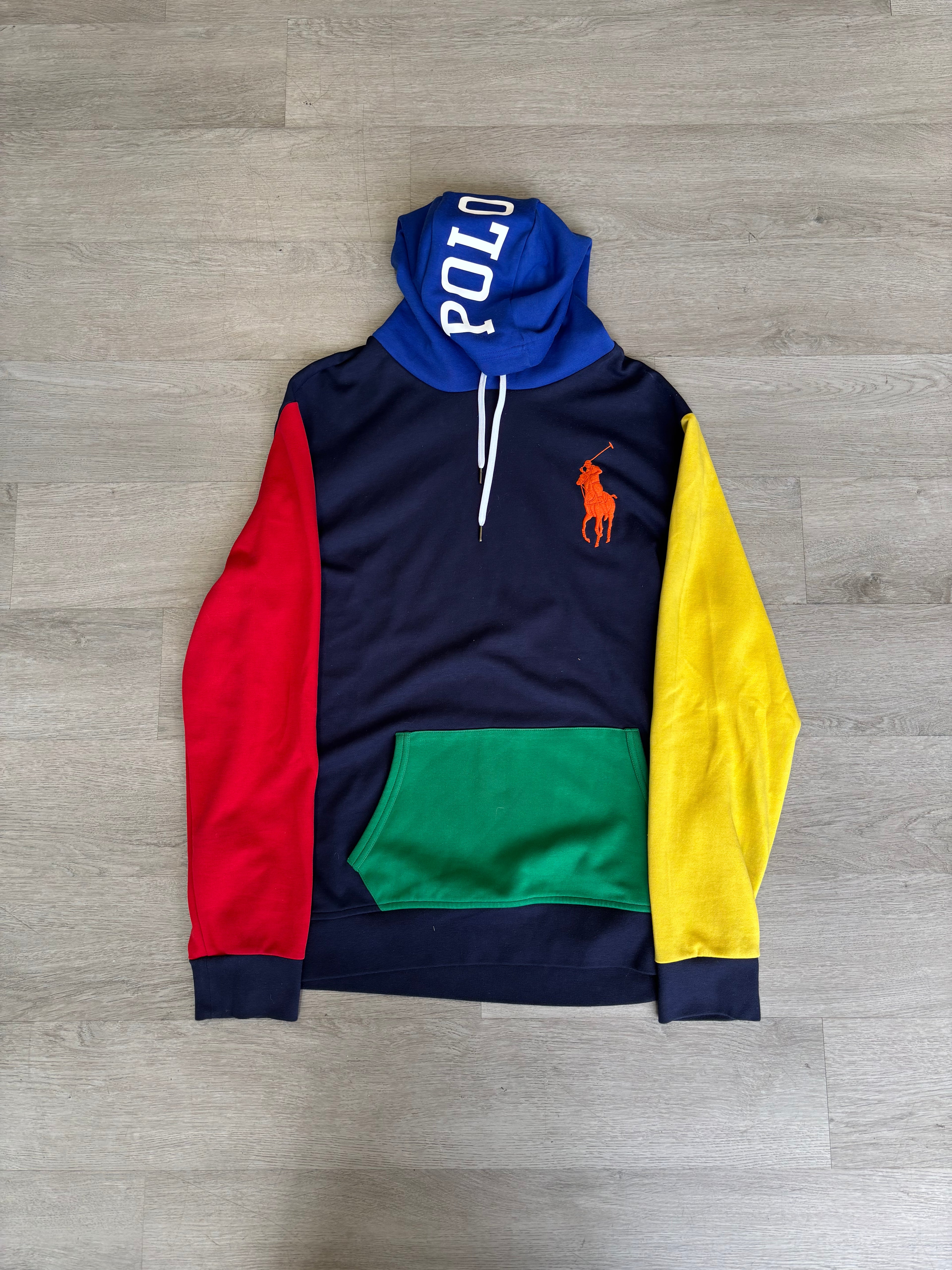 Polo Ralph Lauren Color Blocked Big Pony Hoodie