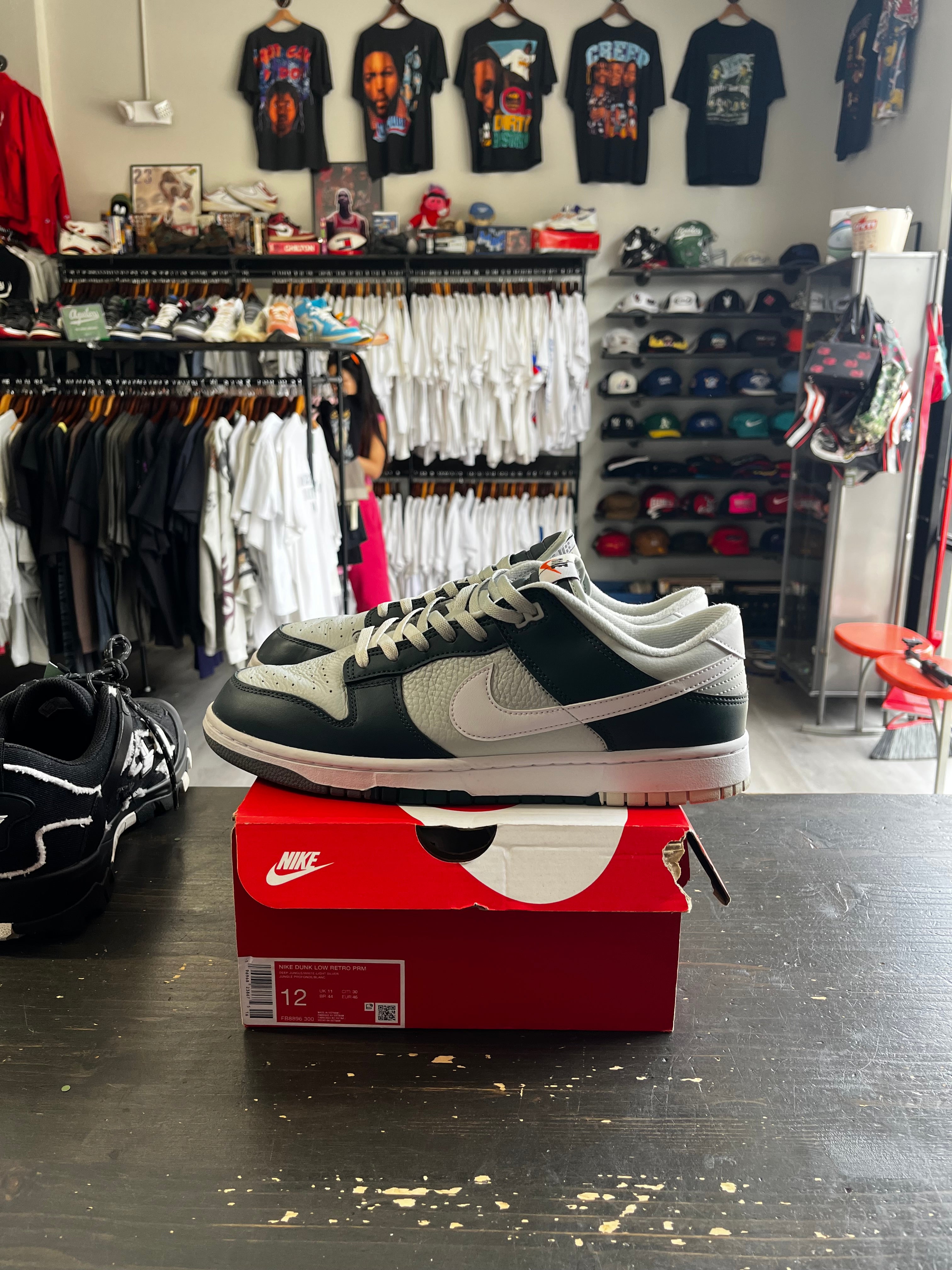Pre-Owned Nike Dunk Low Retro Split Deep Jungle
