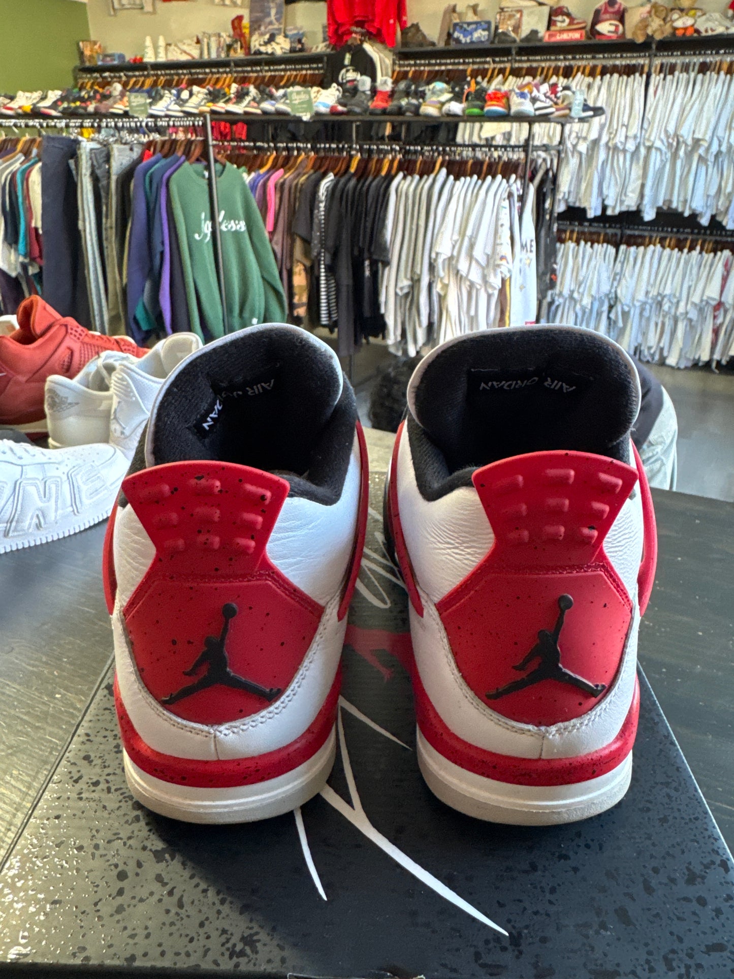 Pre-owned Jordan Retro 4 Red Cement