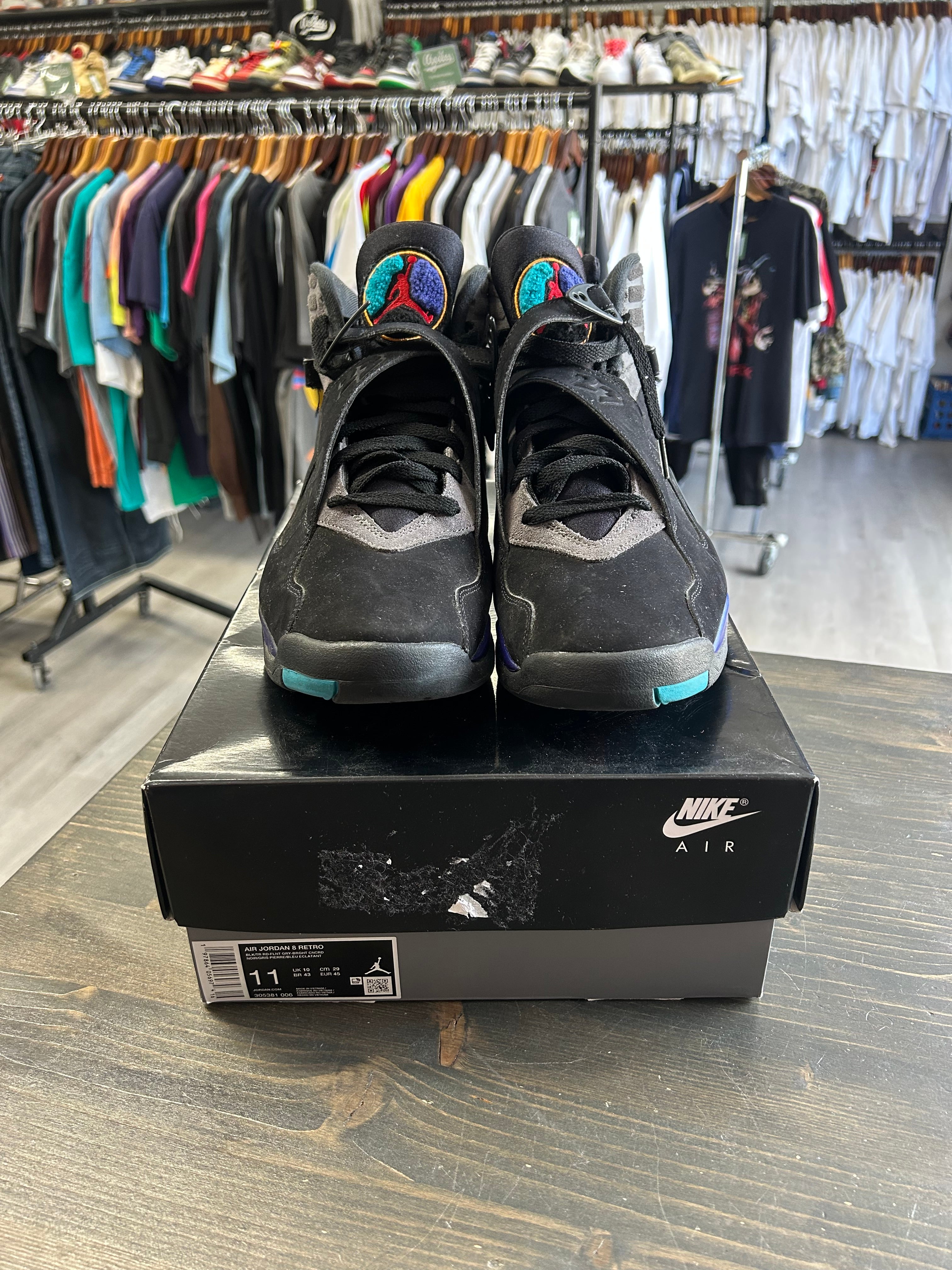 Pre-Owned Jordan 8 Retro Aqua (2025)