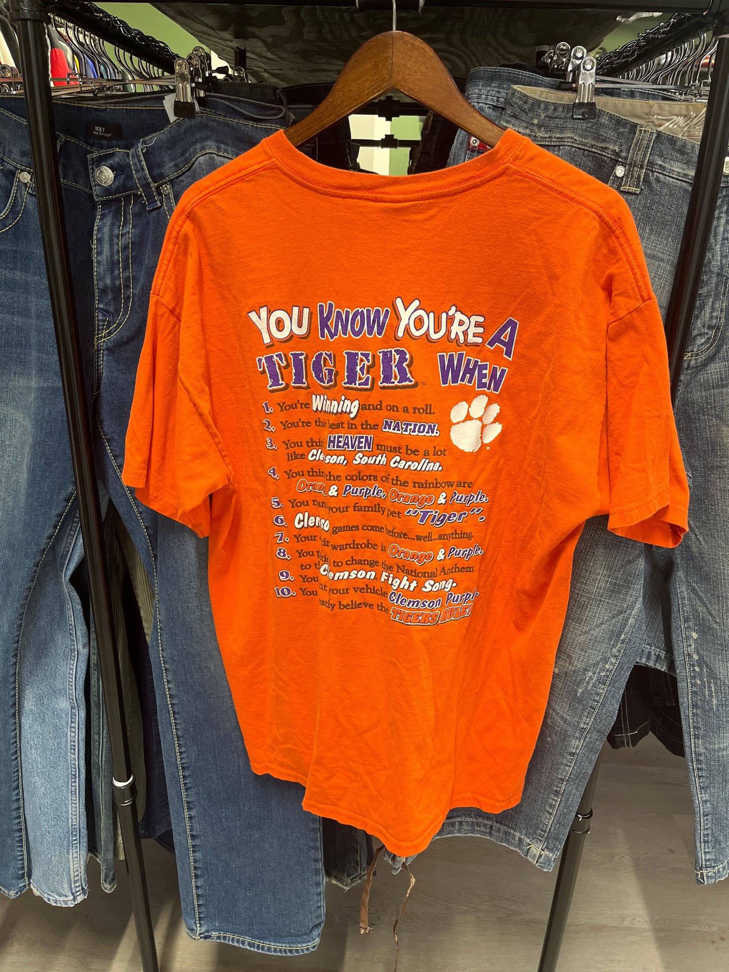 Clemson University “You Know You’re A Tiger” Tee