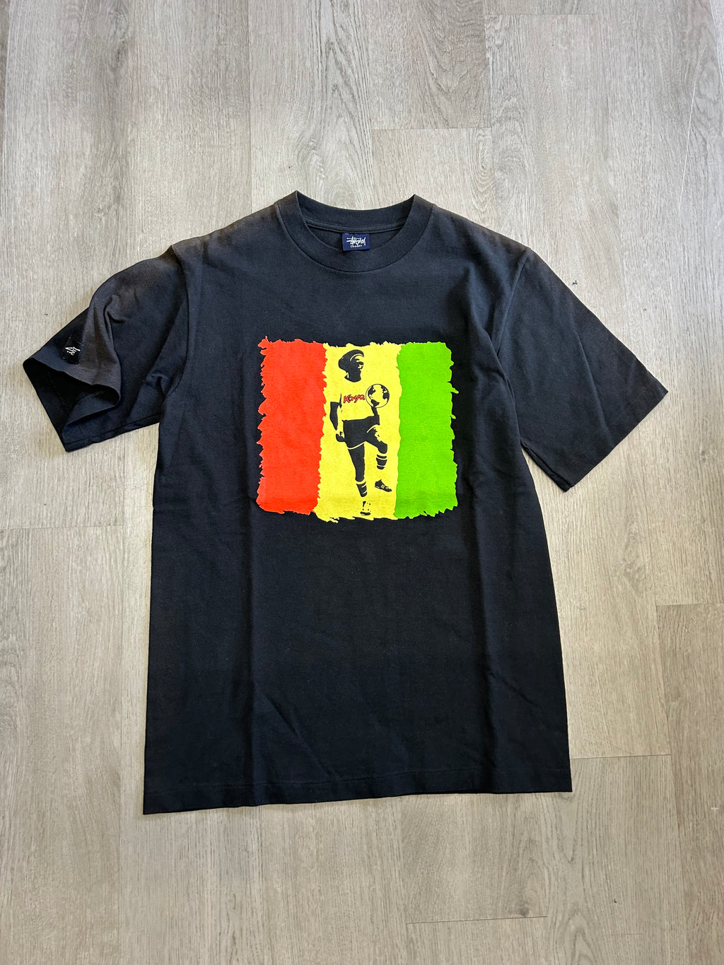 Vintage 90’s Stussy Bob Marley Soccer Tee