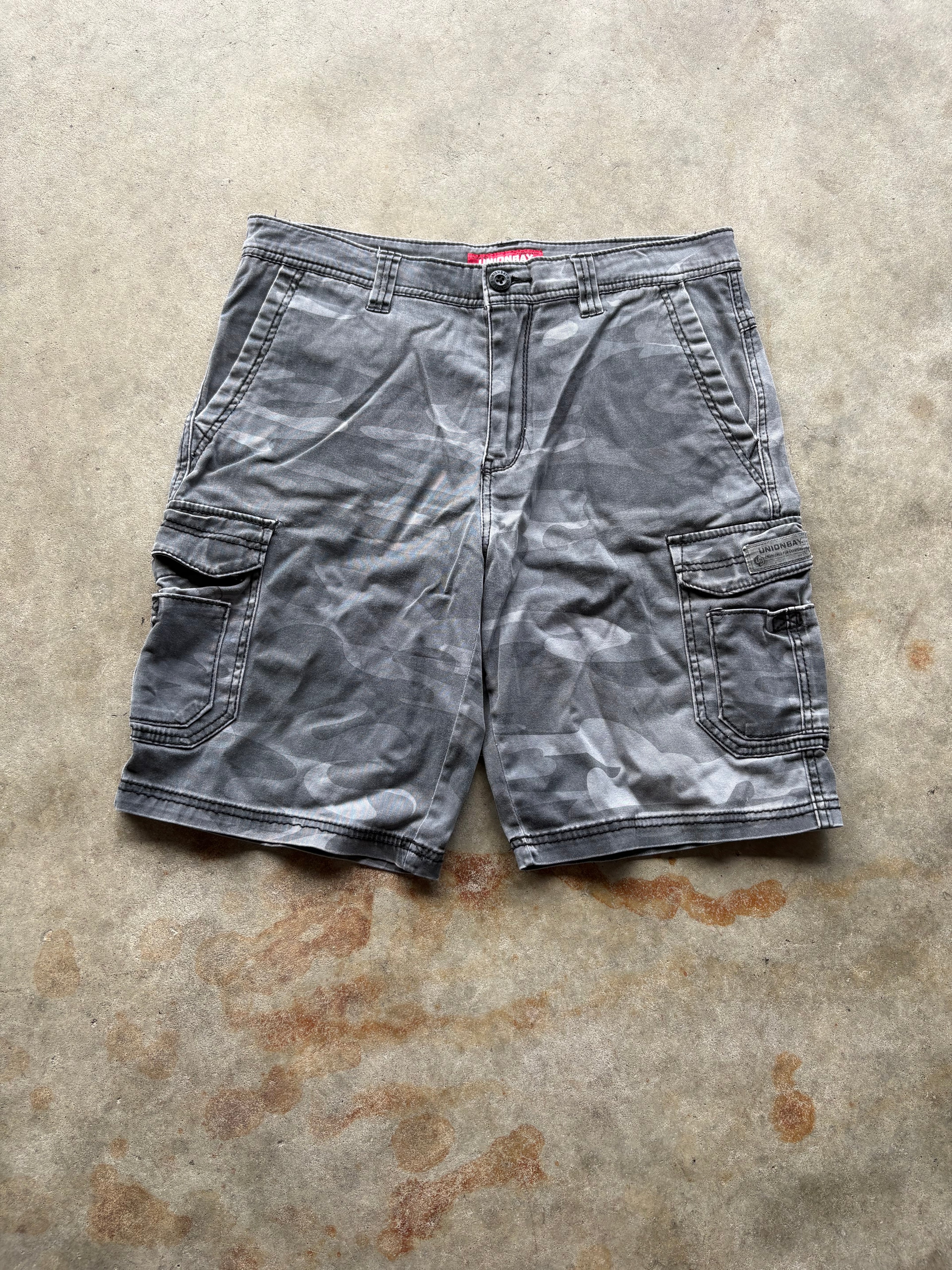 Y2k Union Bay Camo Cargo Shorts