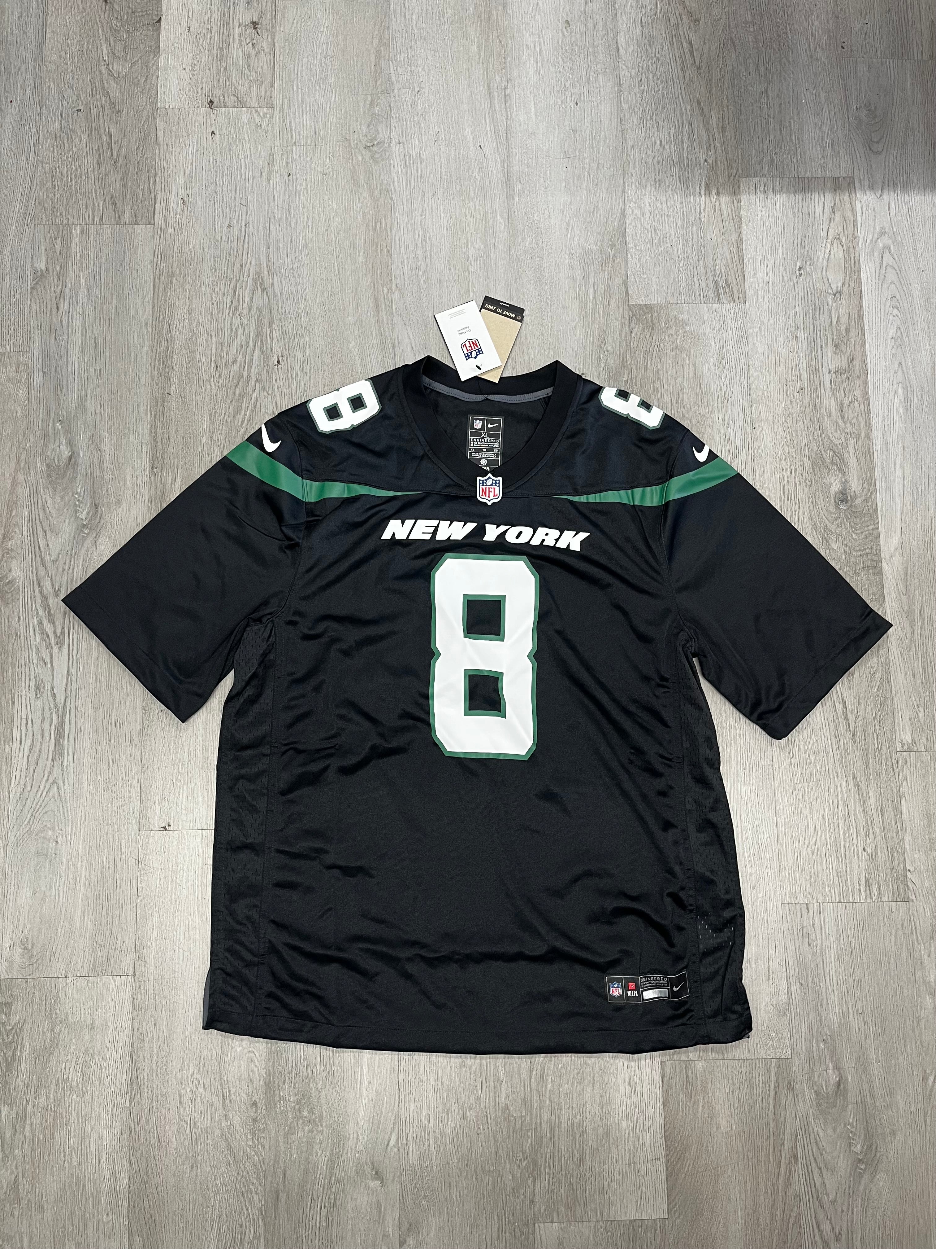 Nike New York Jets Aaron Rodgers Black Alternate Game Jersey