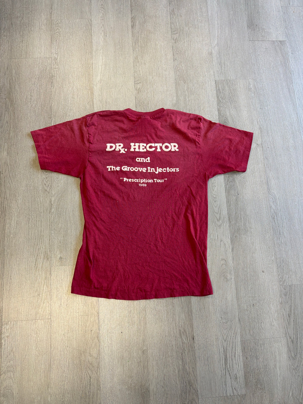 Vintage 1989 Dr Hector And The Groove Injectors Prescription Tour Band Tee