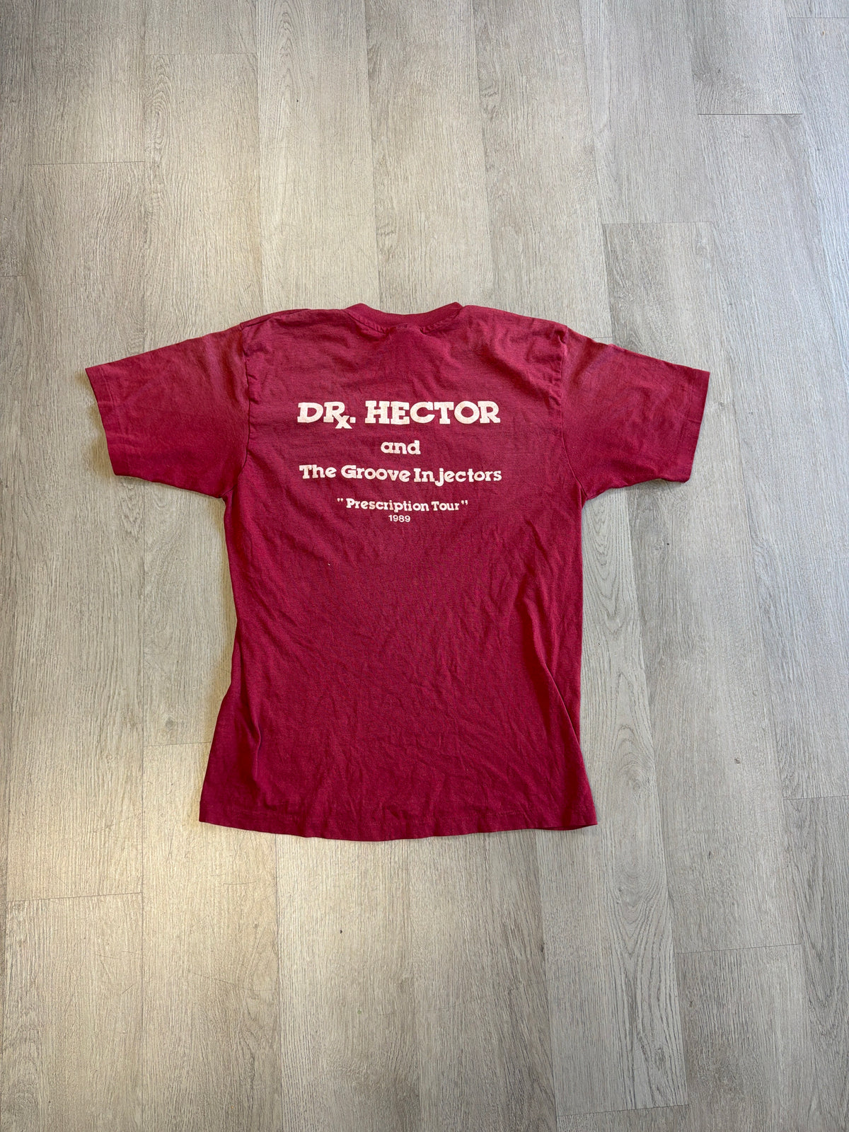 Vintage 1989 Dr Hector And The Groove Injectors Prescription Tour Band Tee