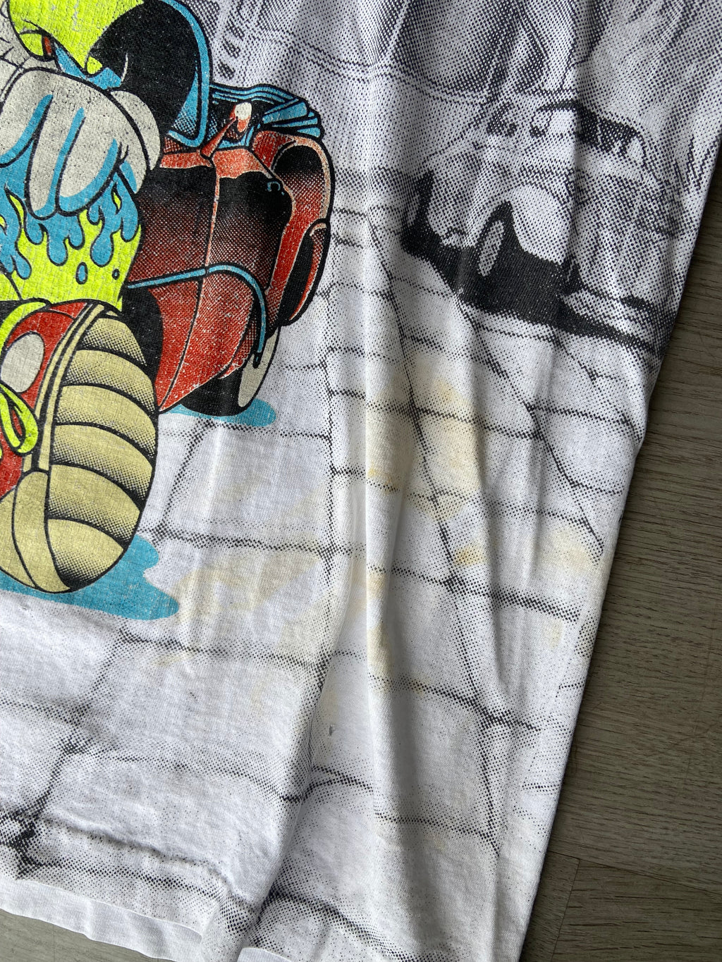Vintage Walt Disney Mickey Mouse AOP Tee