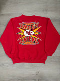 Vintage Red Kansas City Chiefs Sweatshirt