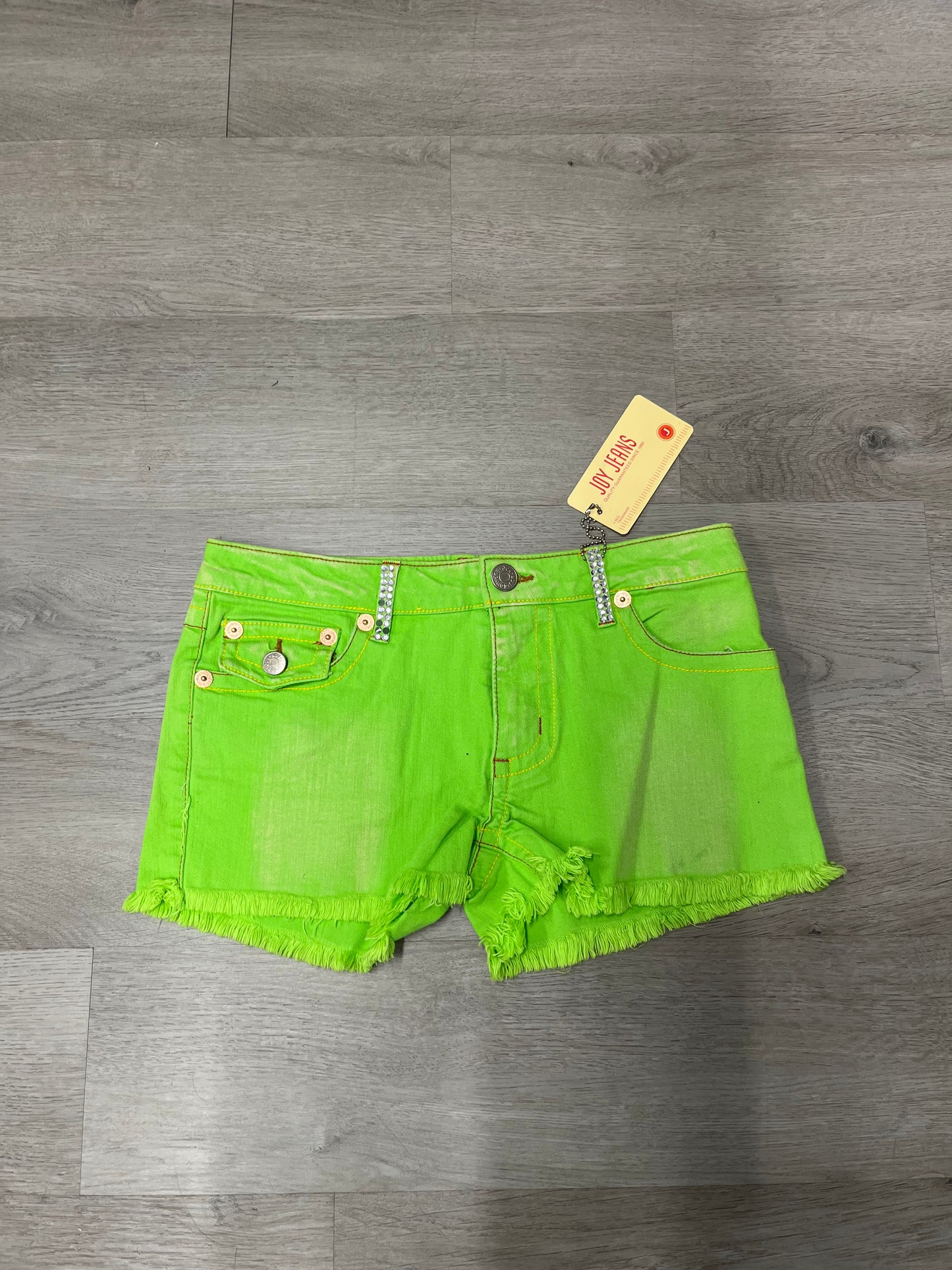 Women’s Y2K Green Joy Jean Shorts