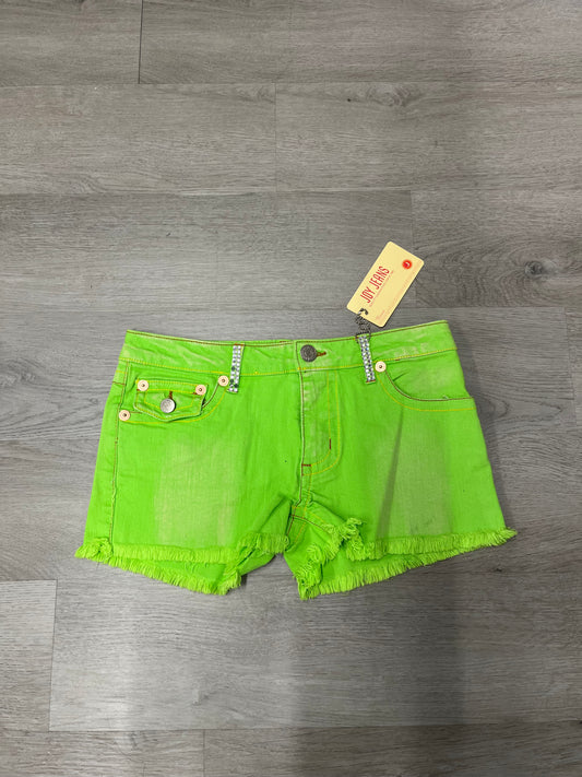 Women’s Y2K Green Joy Jean Shorts