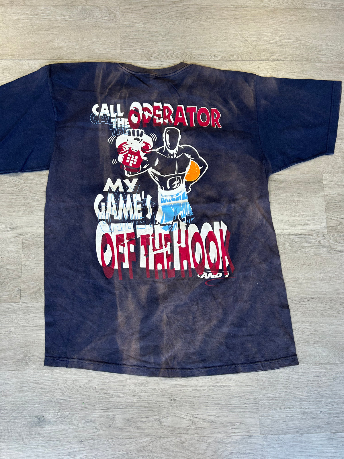 Vintage AND1 ‘Call The Operator My Game’s Off The Hook’ Tee