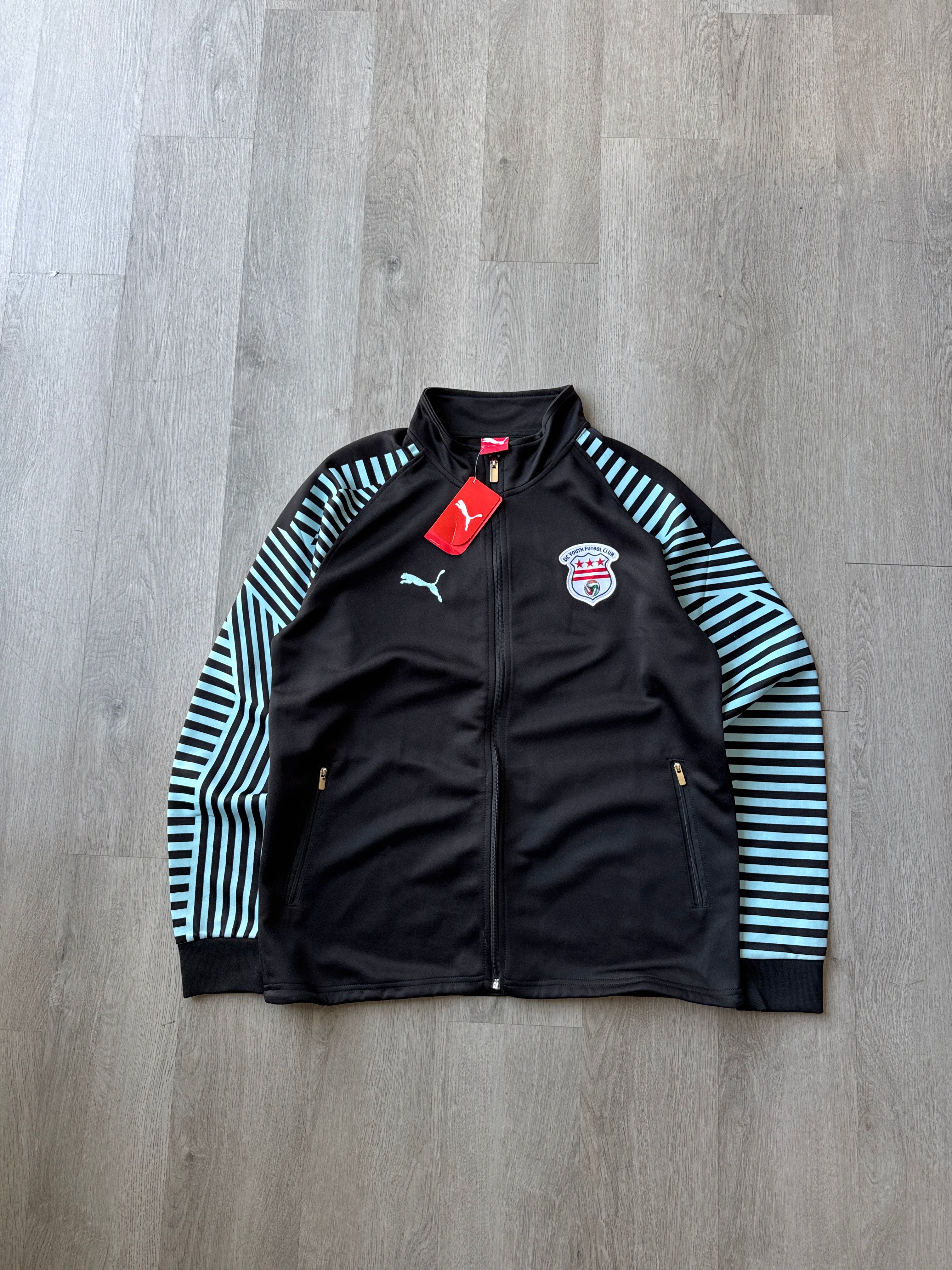 Puma DC Youth Futbol Club Striped Track Jacket