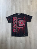 Vintage 90s University Of South Carolina Gamecocks Shadow All Over Print Tee