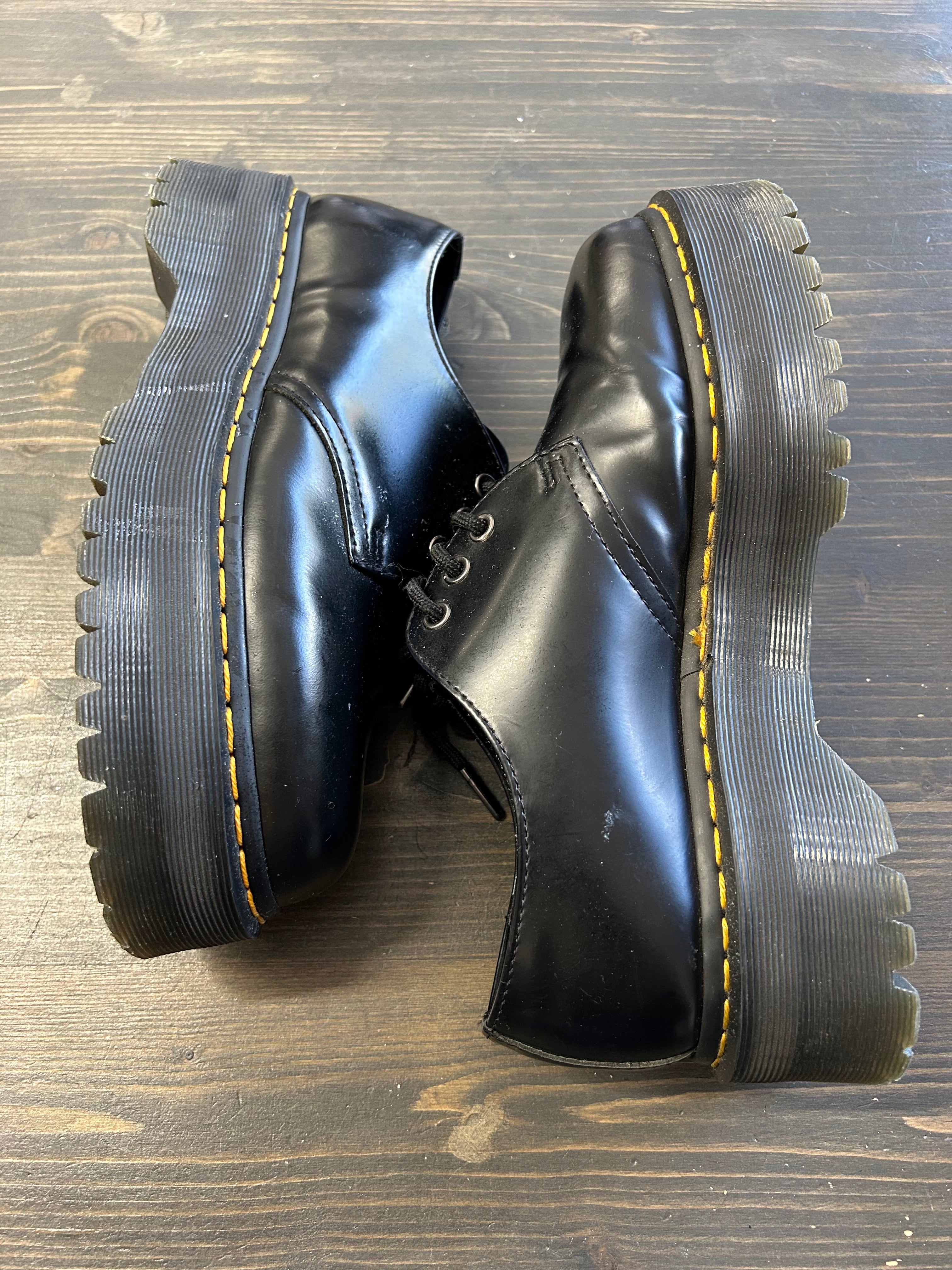 Pre-owned 1461 Smooth Leather Platform Shoes