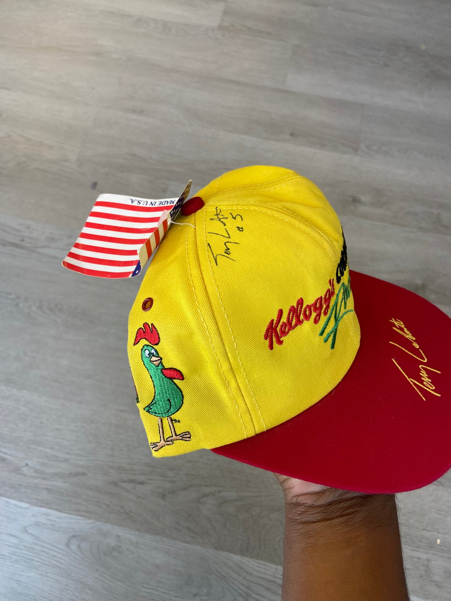 Vintage Kellogg’s Terry Labonte Embroidered NASCAR Racing Snapback Hat