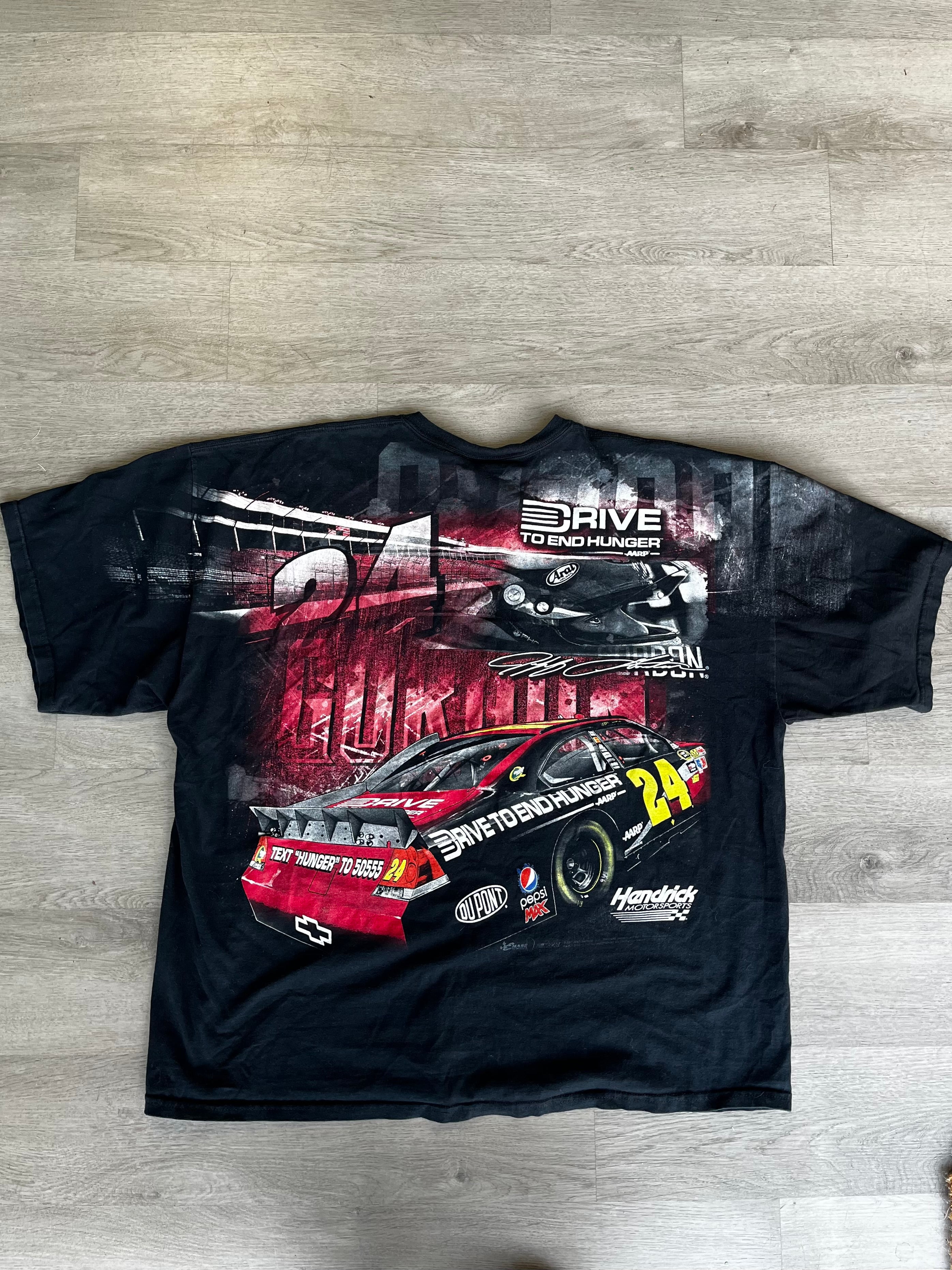 Chase Authentics Jeff Gordon NASCAR "Drive to End Hunger" Tee