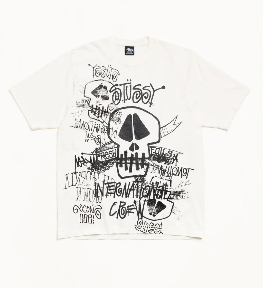 Stussy Natural Skulls Pigment Dyed Tee Stüssy