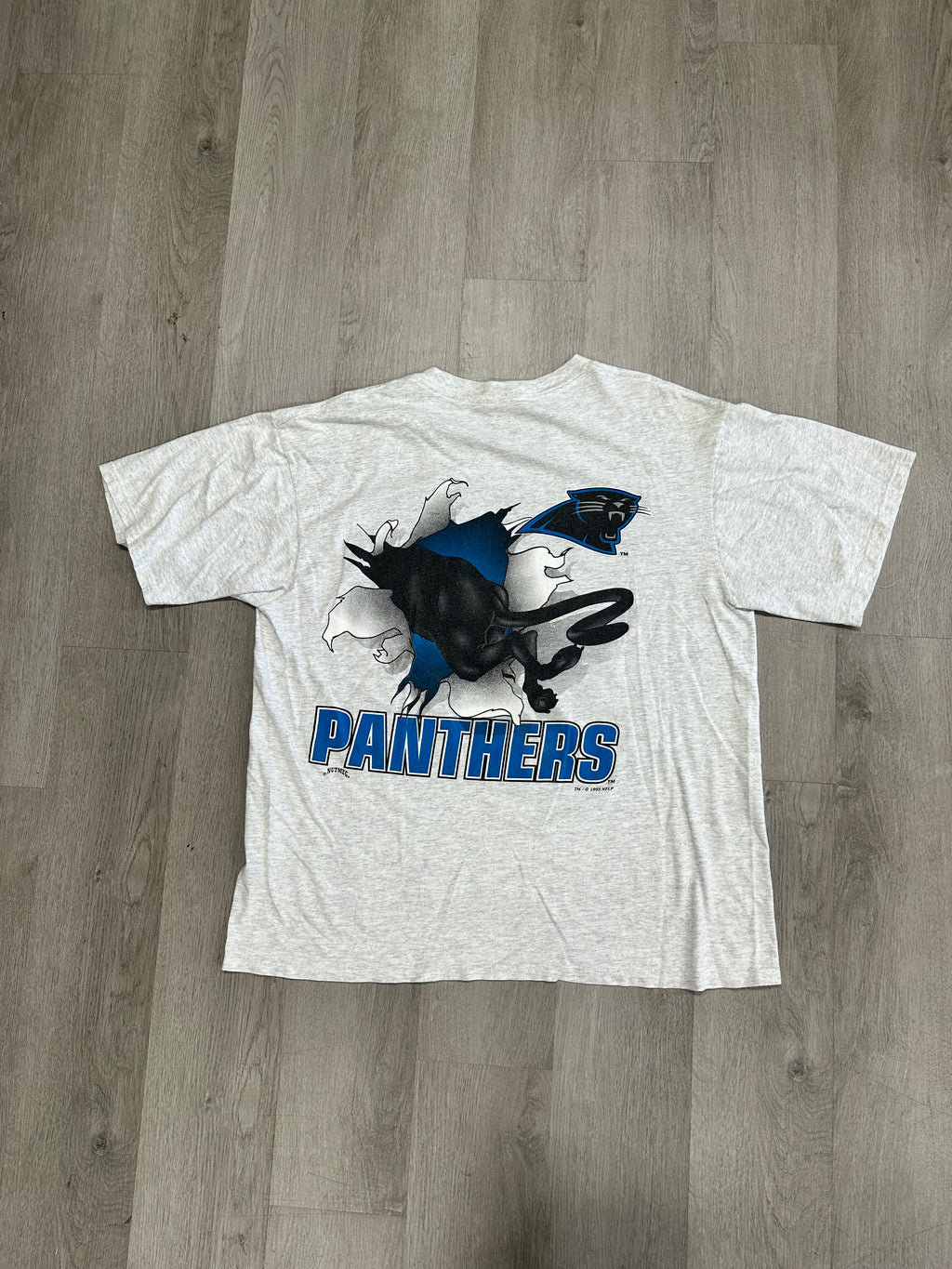 Vintage Nutmeg NFL Carolina Panthers Breakthrough Tee
