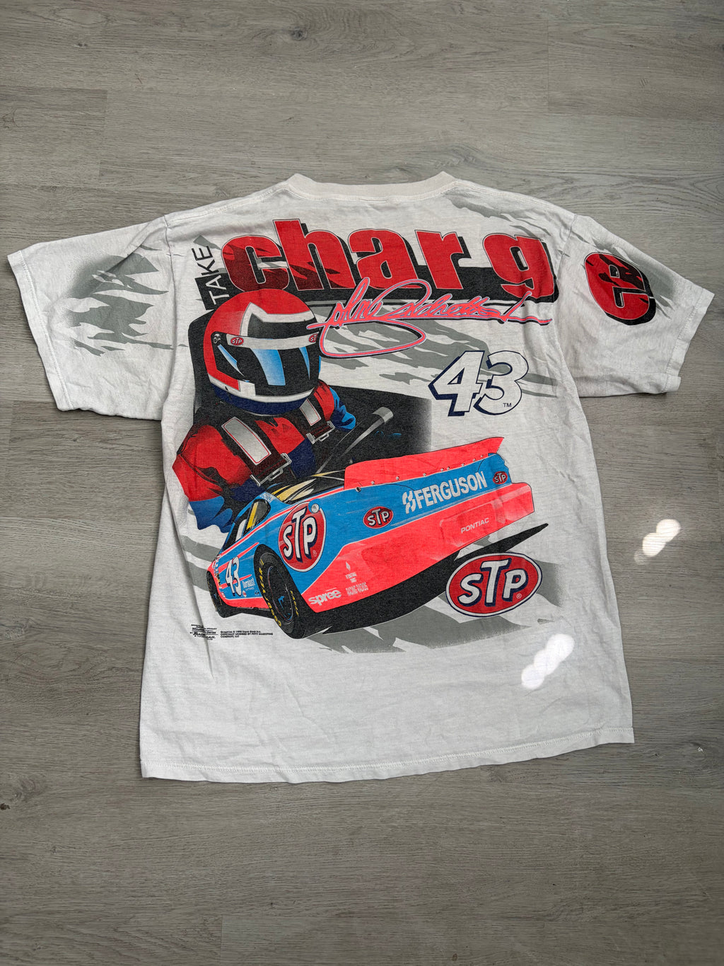 Vintage 1998 John Andretti Take Charge Tee