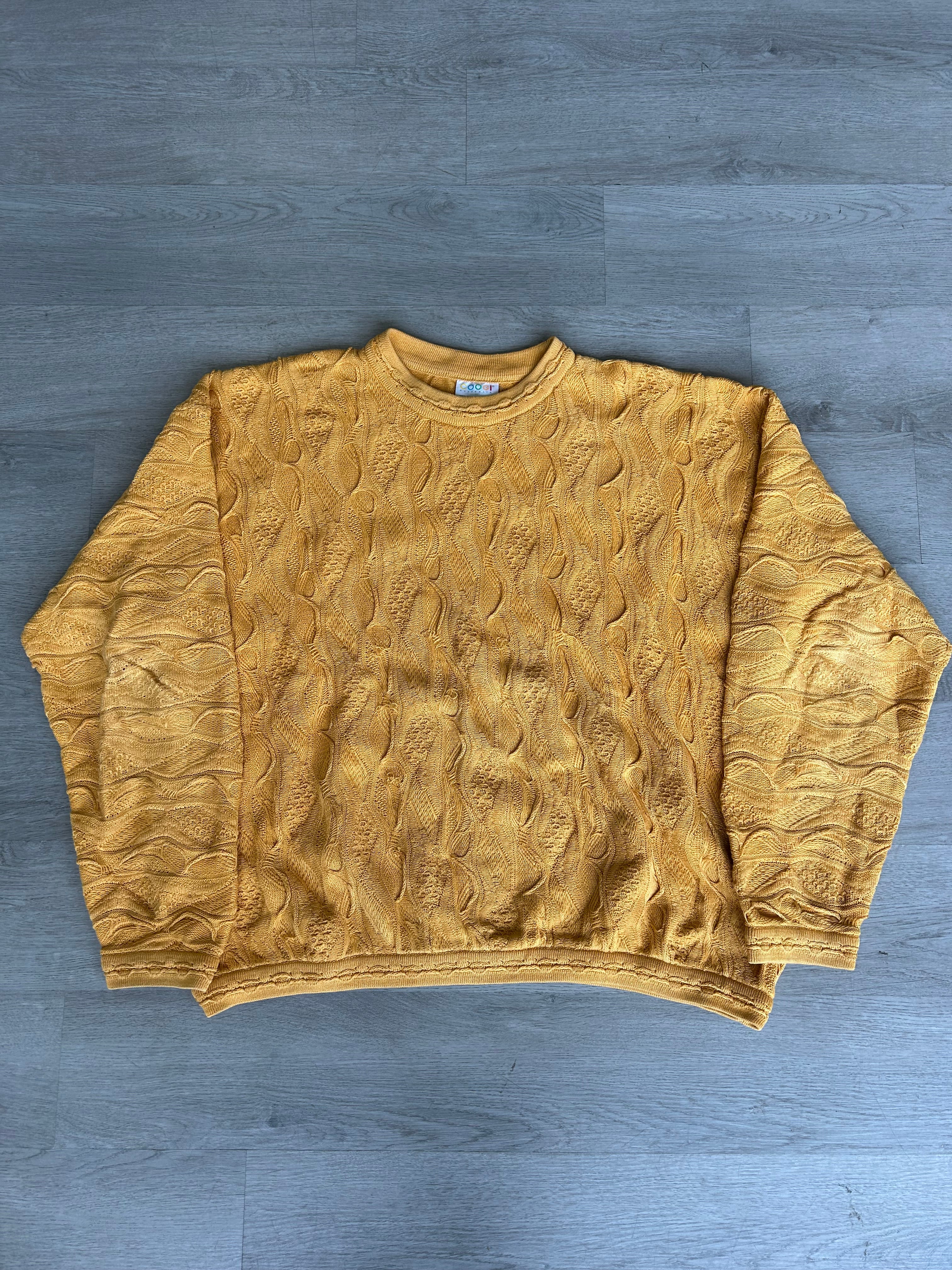 Vintage Coogi Yellow Sweater