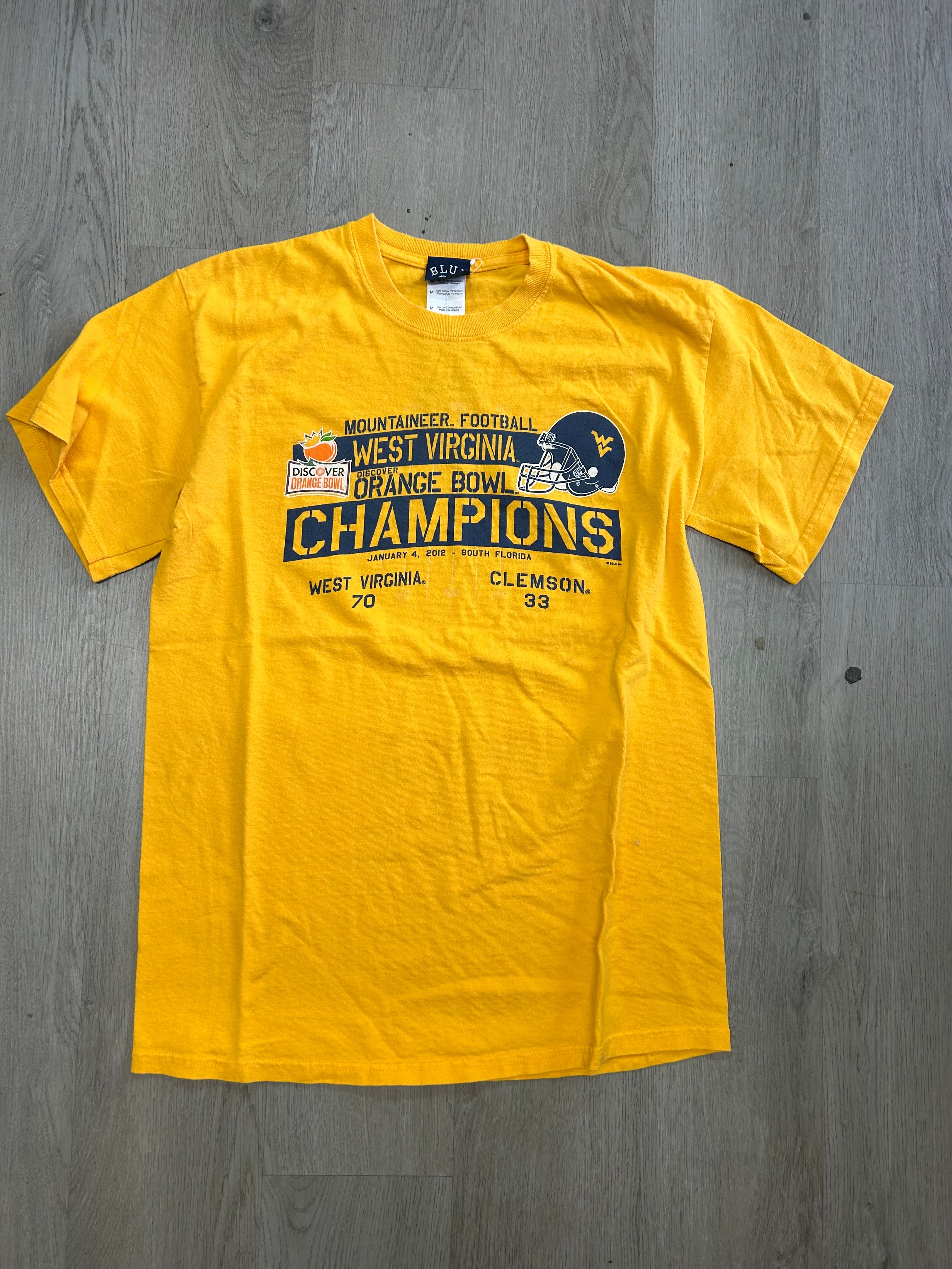 West Virginia Mountaineers Orange Bowl Champions Tee