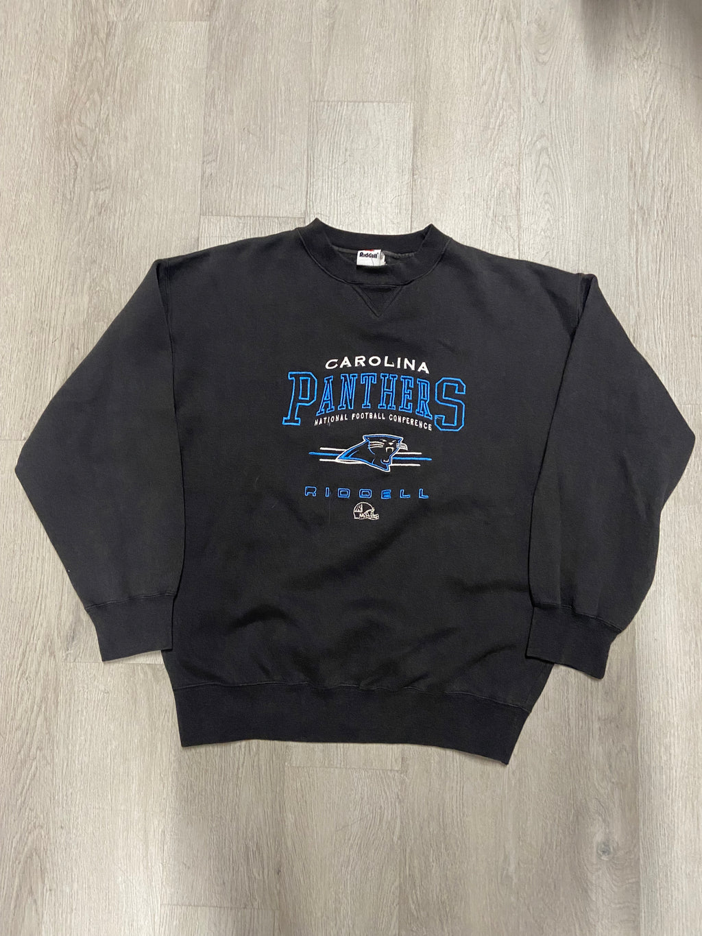 Vintage Riddell Carolina Panthers NFC Logo Sweatshirt