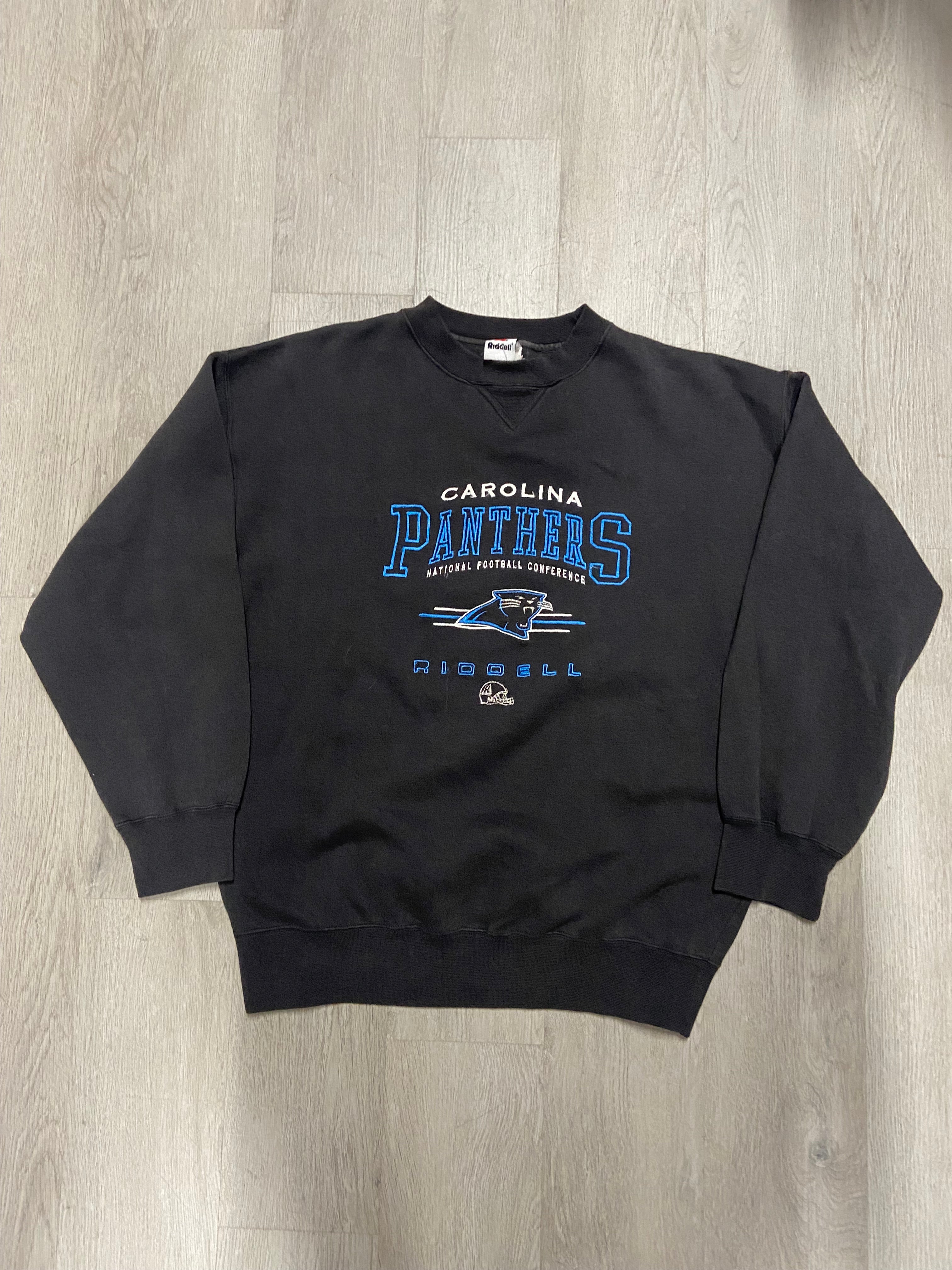 Vintage Riddell Carolina Panthers NFC Logo Sweatshirt