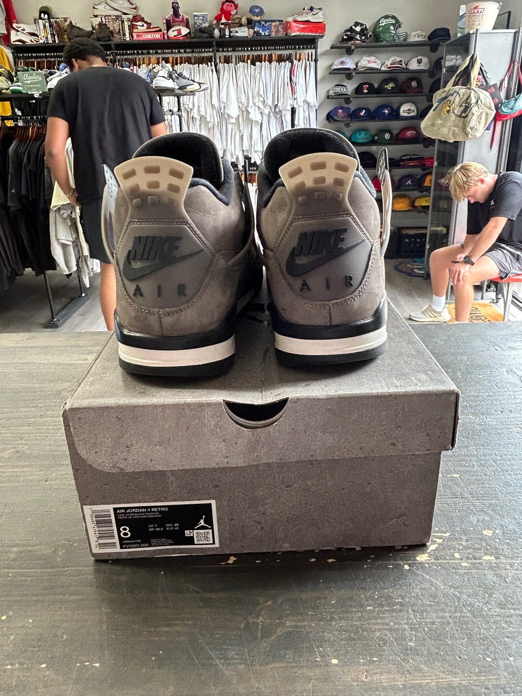 Pre-Owned Jordan 4 Retro Cave Stone