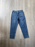 Vintage 90s Guess Jeans Pascal Loose Fit Tapered Leg Dark Washed Denim Jeans