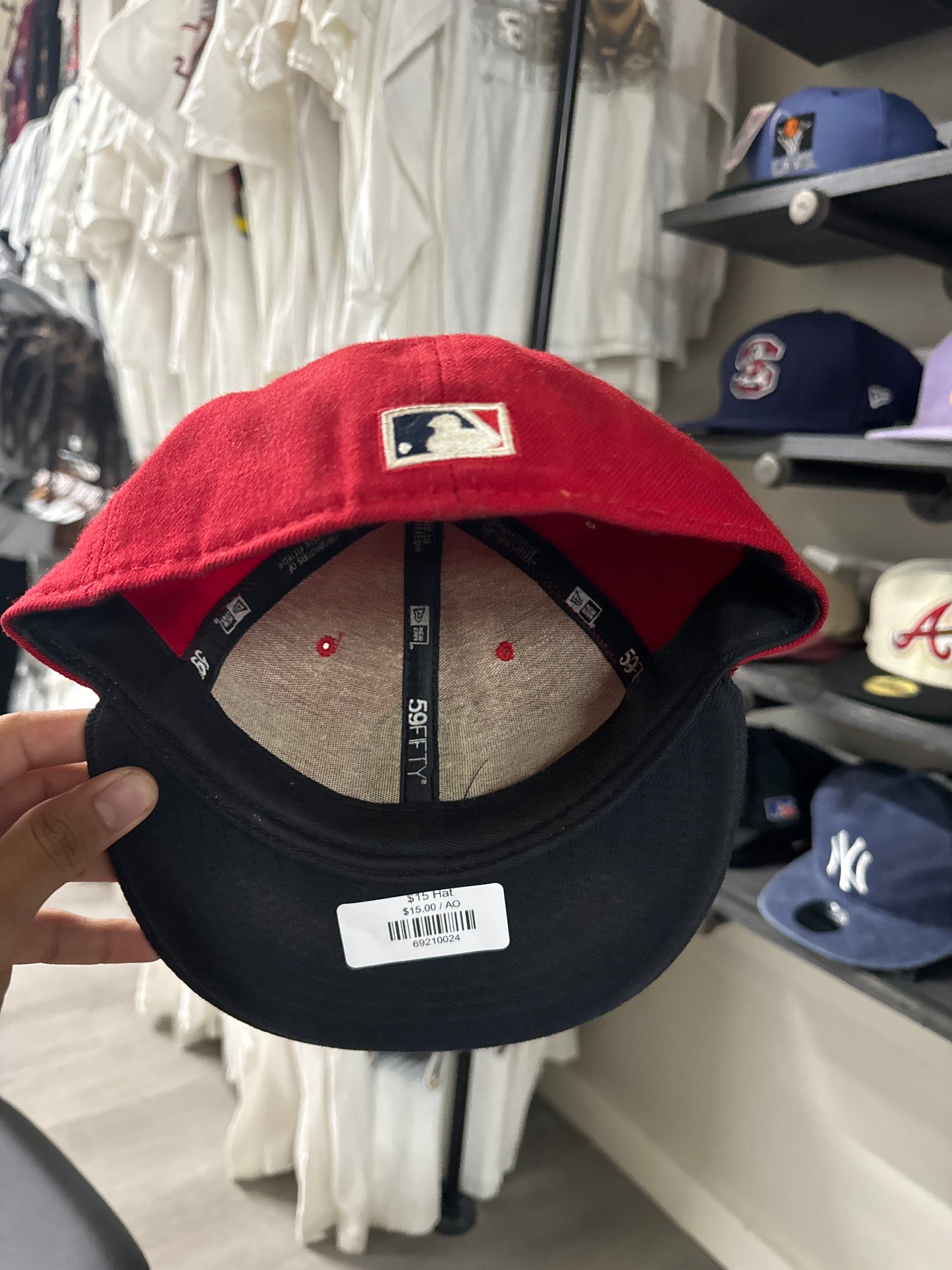 Red Boston Red Sox Fitted Hat