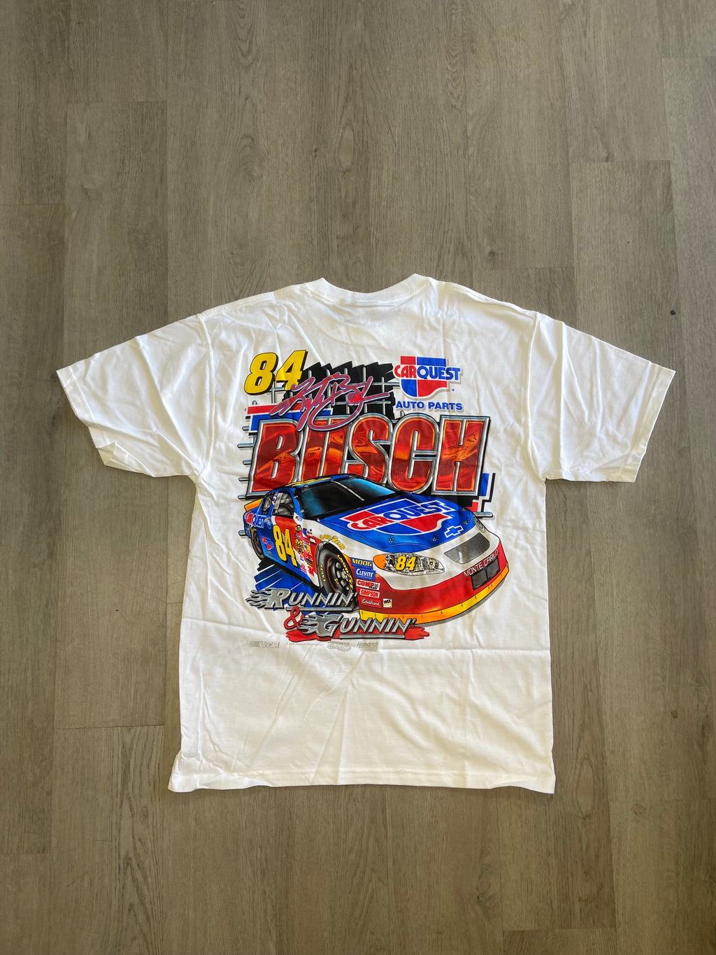 (AO) Vintage Kyle Busch Car Quest Carquest Racing 84 NASCAR Tee