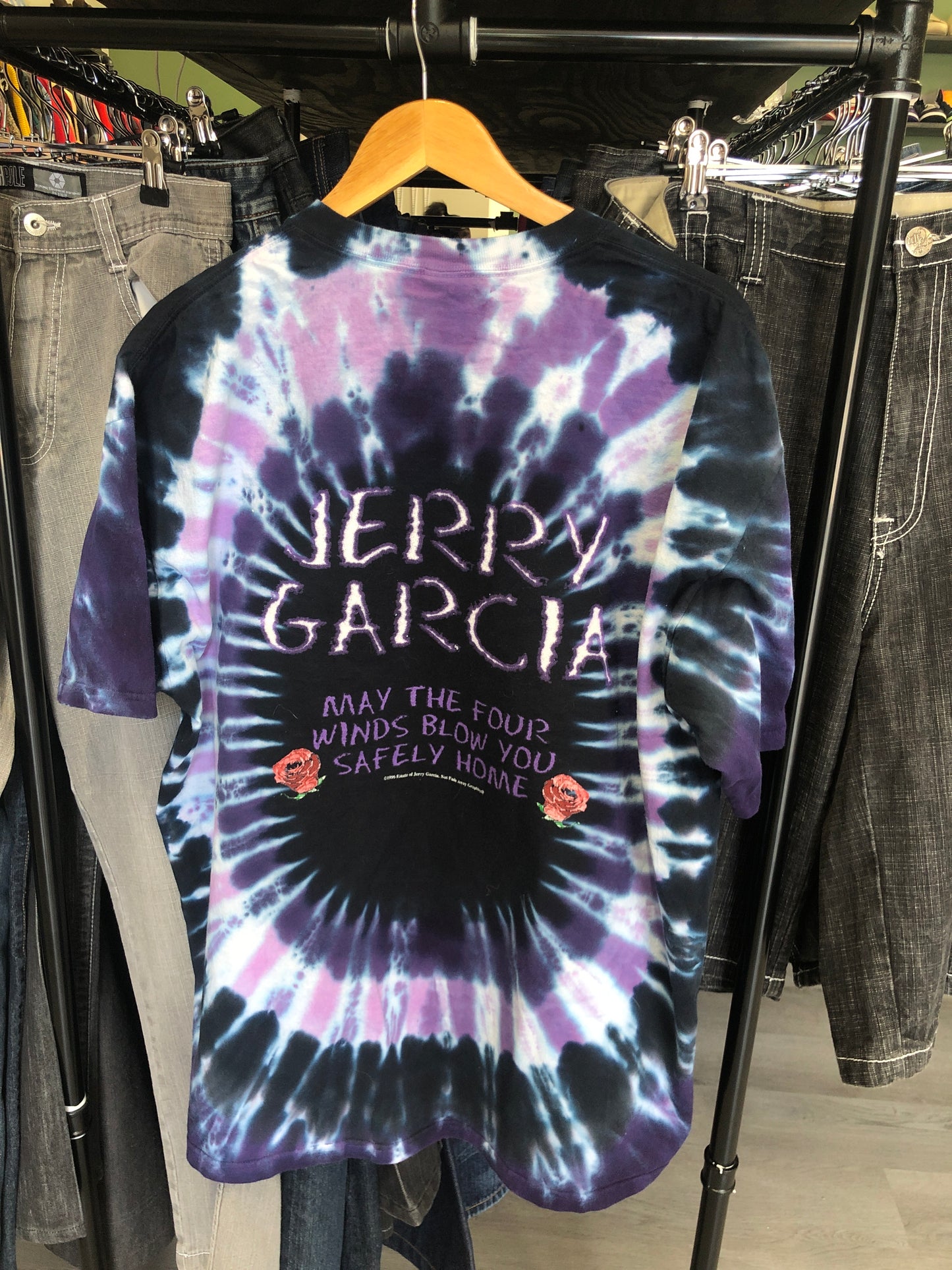 Vintage Tye Dye Jerry Garcia Tee