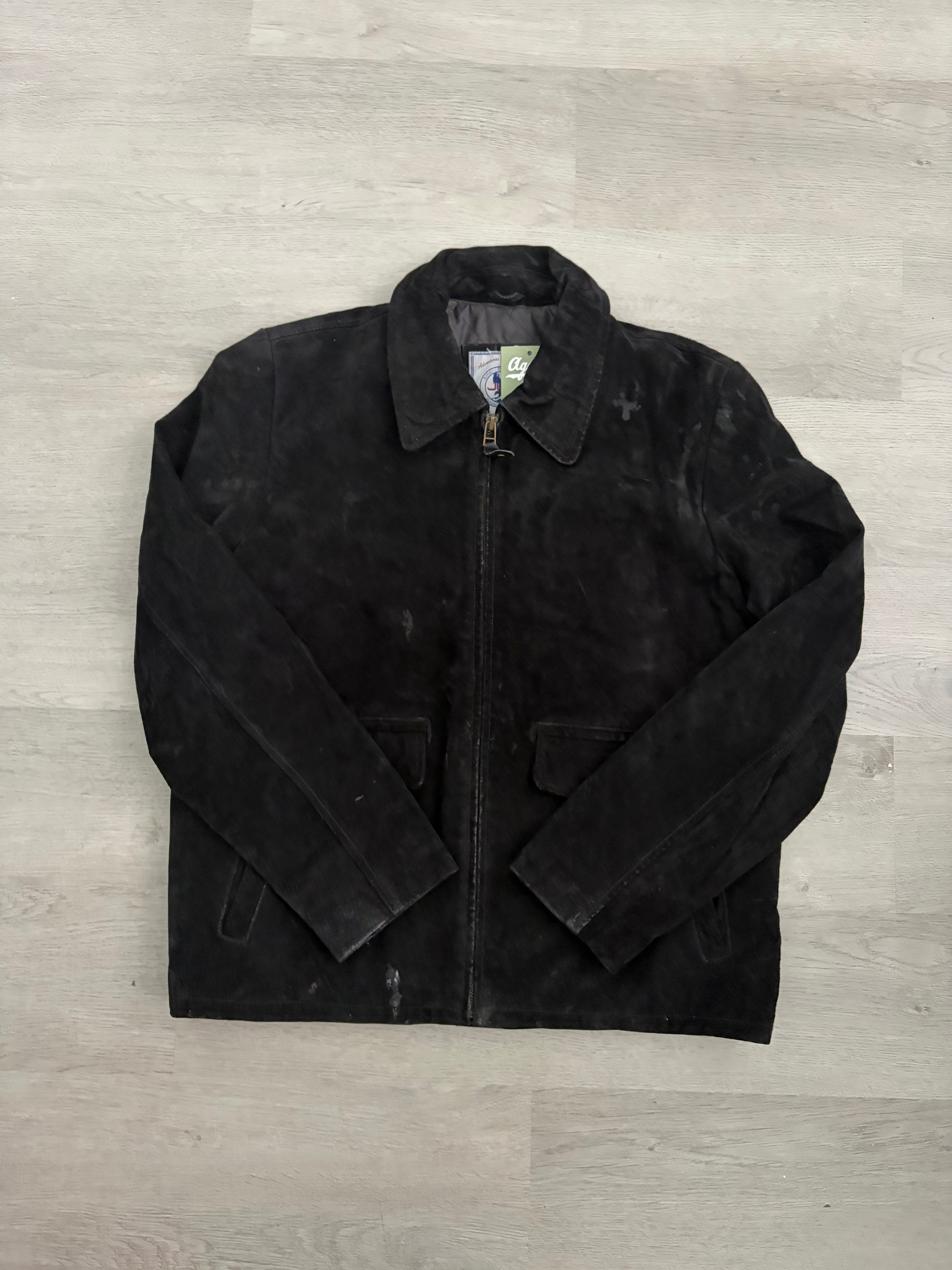 Vintage Black Suede Jacket