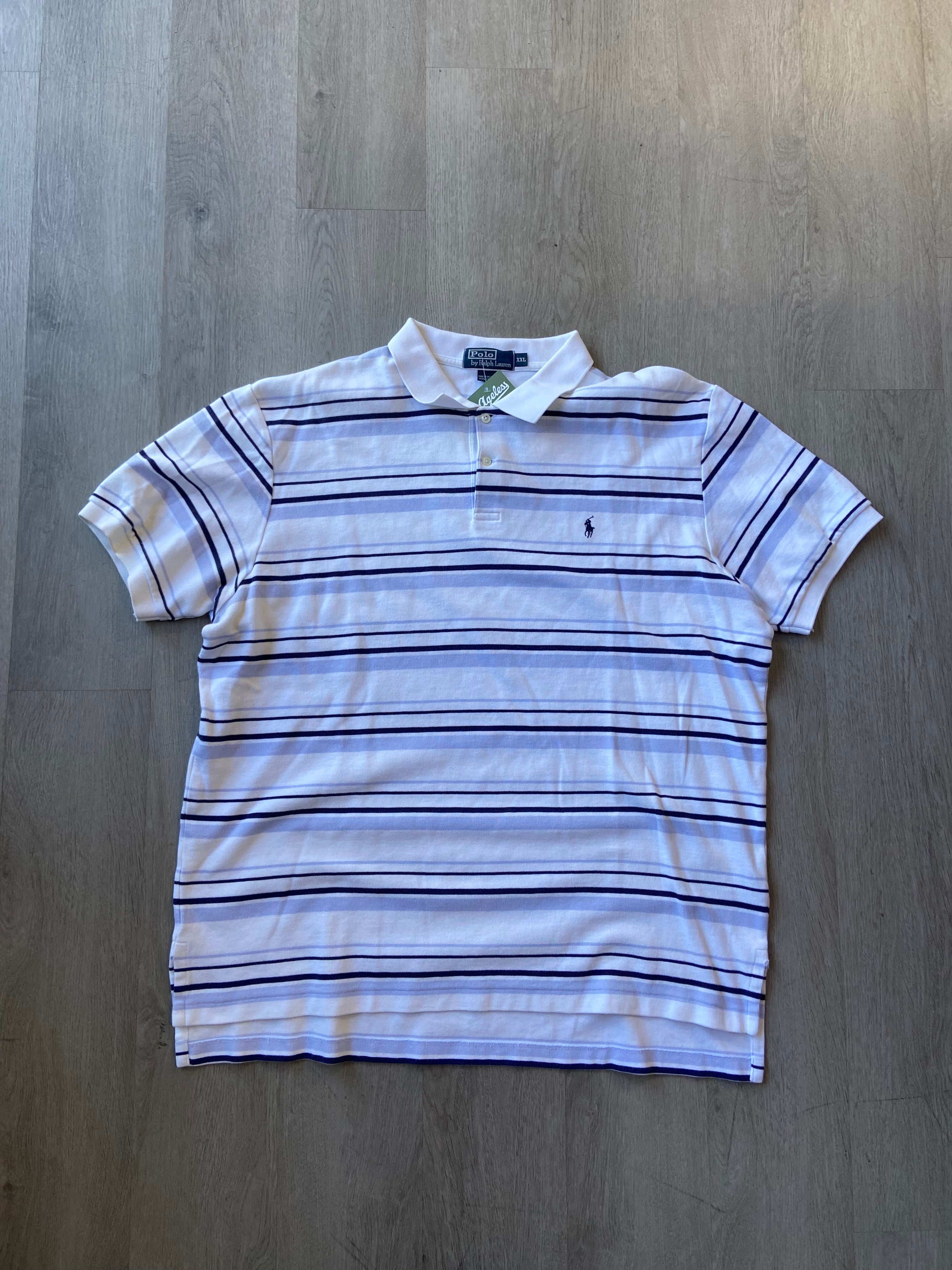 Polo Ralph Lauren Striped Blue Collar Shirt