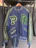 Vintage Navy/Green Varsity Jacket
