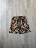 Mossy Oak Polyester Baggy Forest Camo Shorts