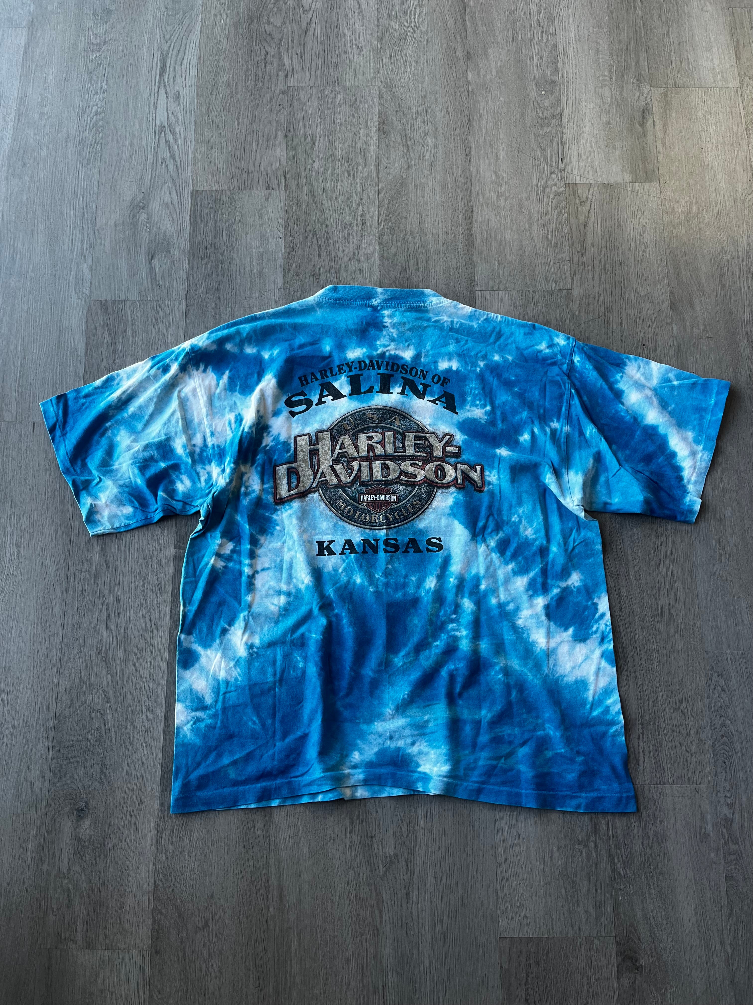 Vintage 2003 Harley Davidson Salina Kansas Tee