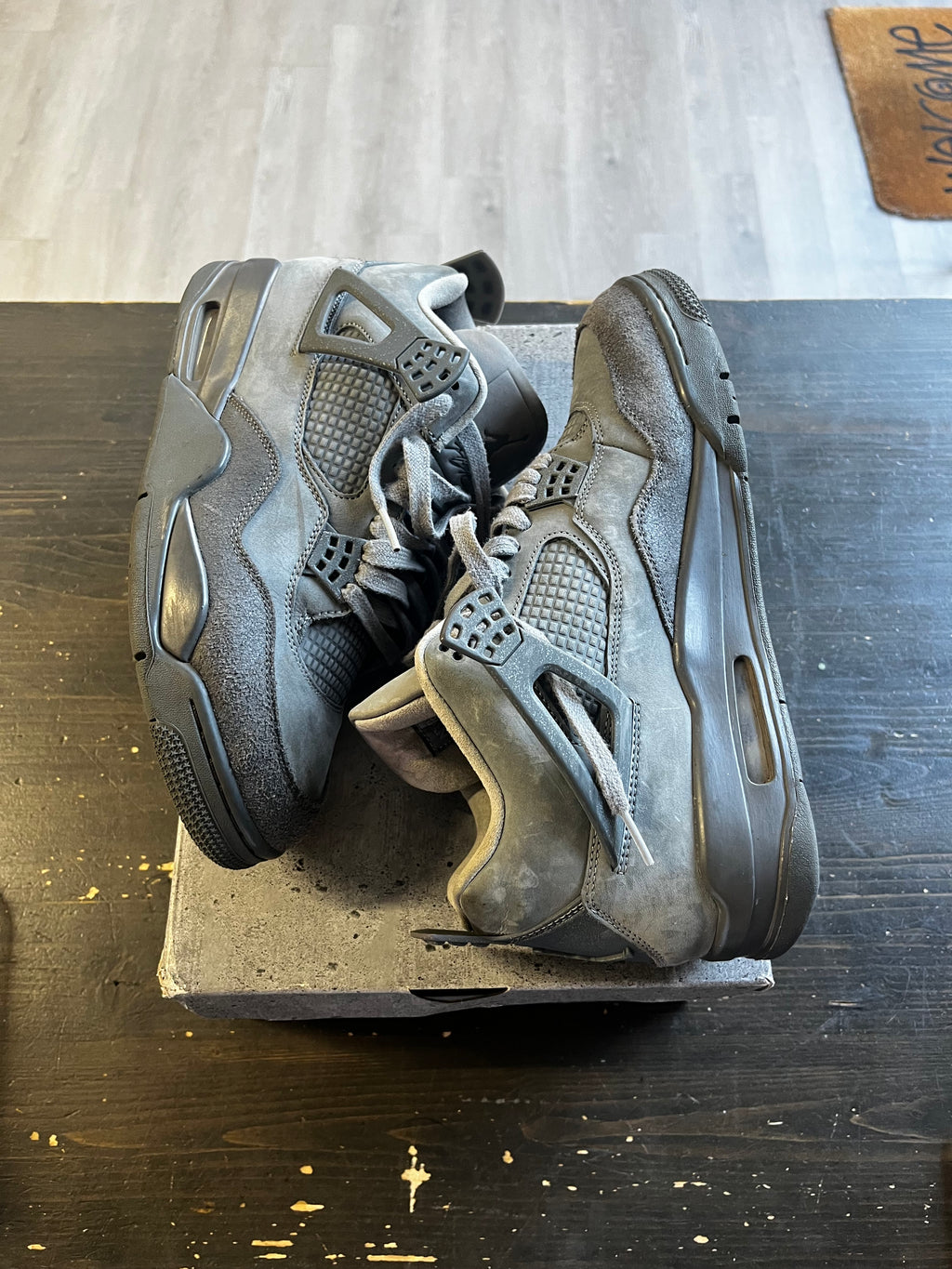 Pre-Owned Jordan 4 Retro SE Paris Olympics Wet Cement