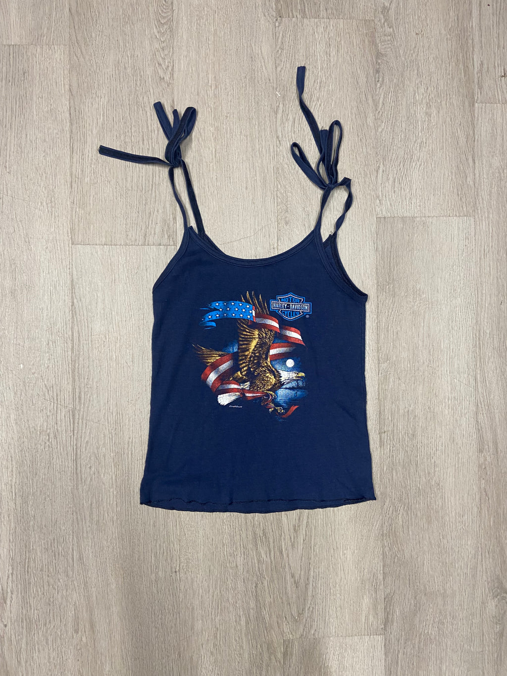 Vintage Women’s Harley-Davidson Black Hills Classic Eagle Cropped Camisole